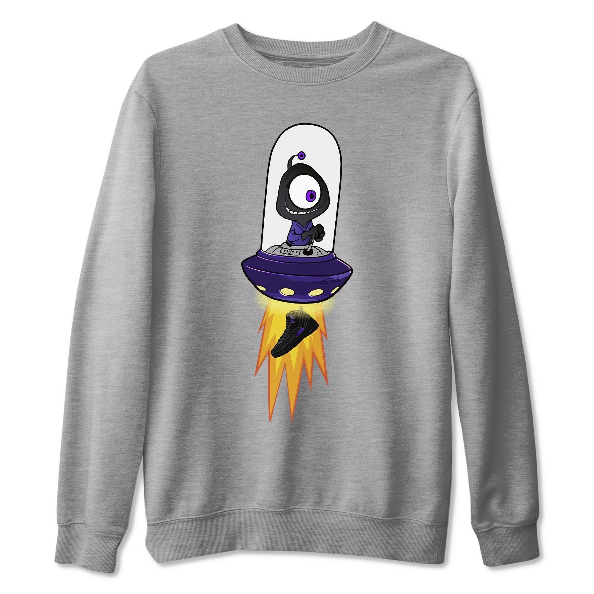 Jordan 12 Dark Concord Shirt To Match Jordans Alien Sneaker Tees Jordan 12 Dark Concord Drip Gear Zone Sneaker Matching Clothing Unisex Shirts