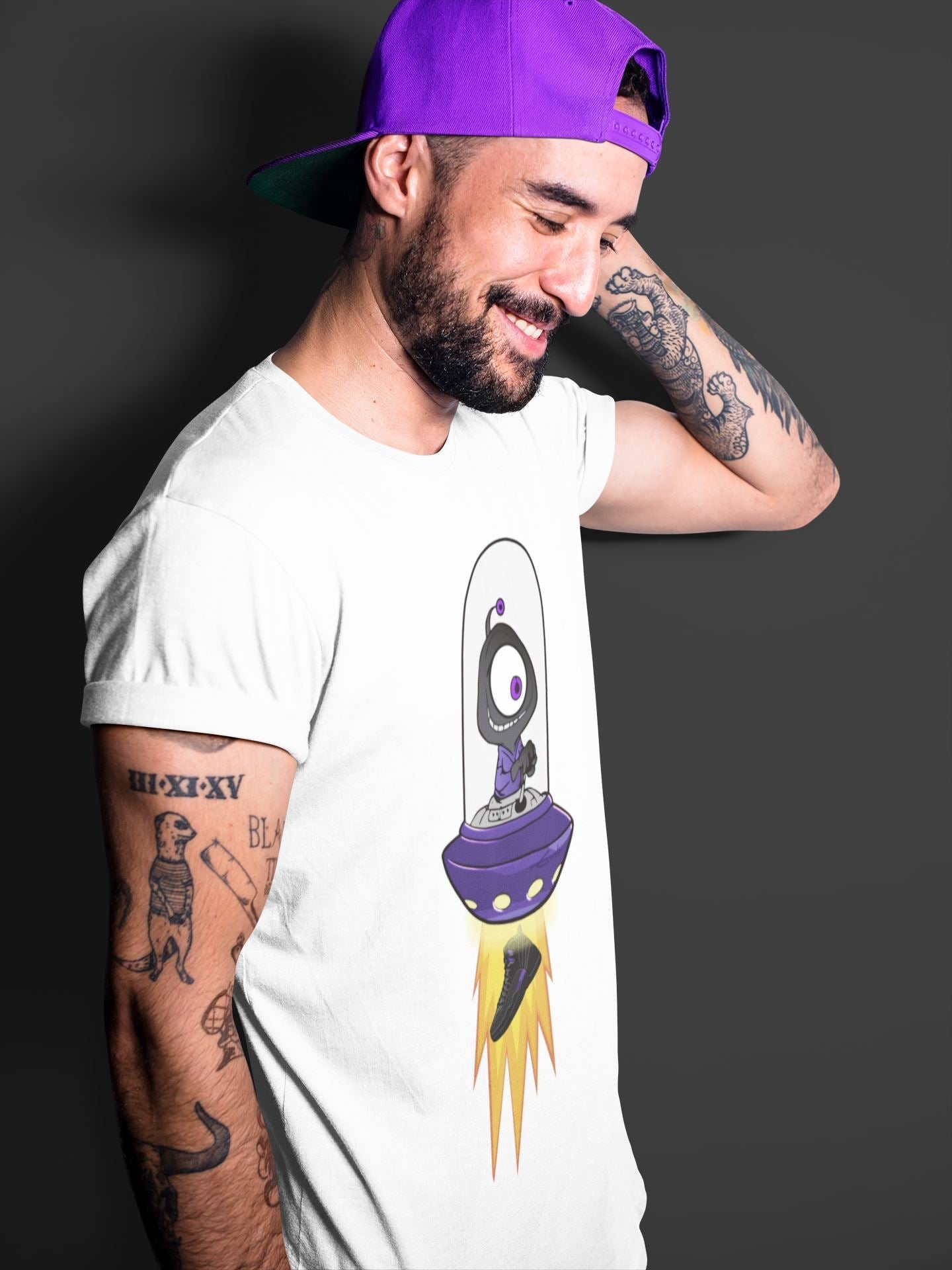 Jordan 12 Dark Concord Shirt To Match Jordans Alien Sneaker Tees Jordan 12 Dark Concord Drip Gear Zone Sneaker Matching Clothing Unisex Shirts