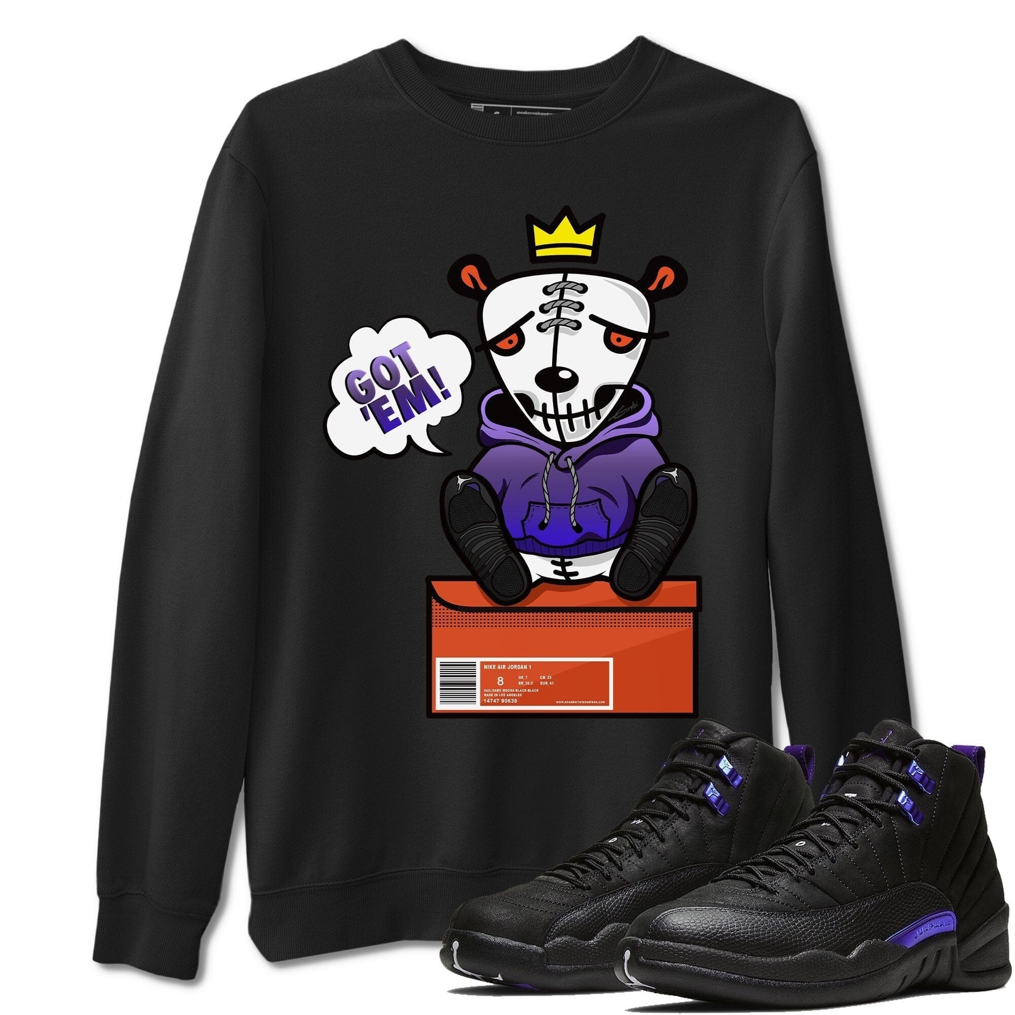 Jordan 12 Dark Concord Shirt To Match Jordans Got Em Sneaker Tees Jordan 12 Dark Concord Drip Gear Zone Sneaker Matching Clothing Unisex Shirts