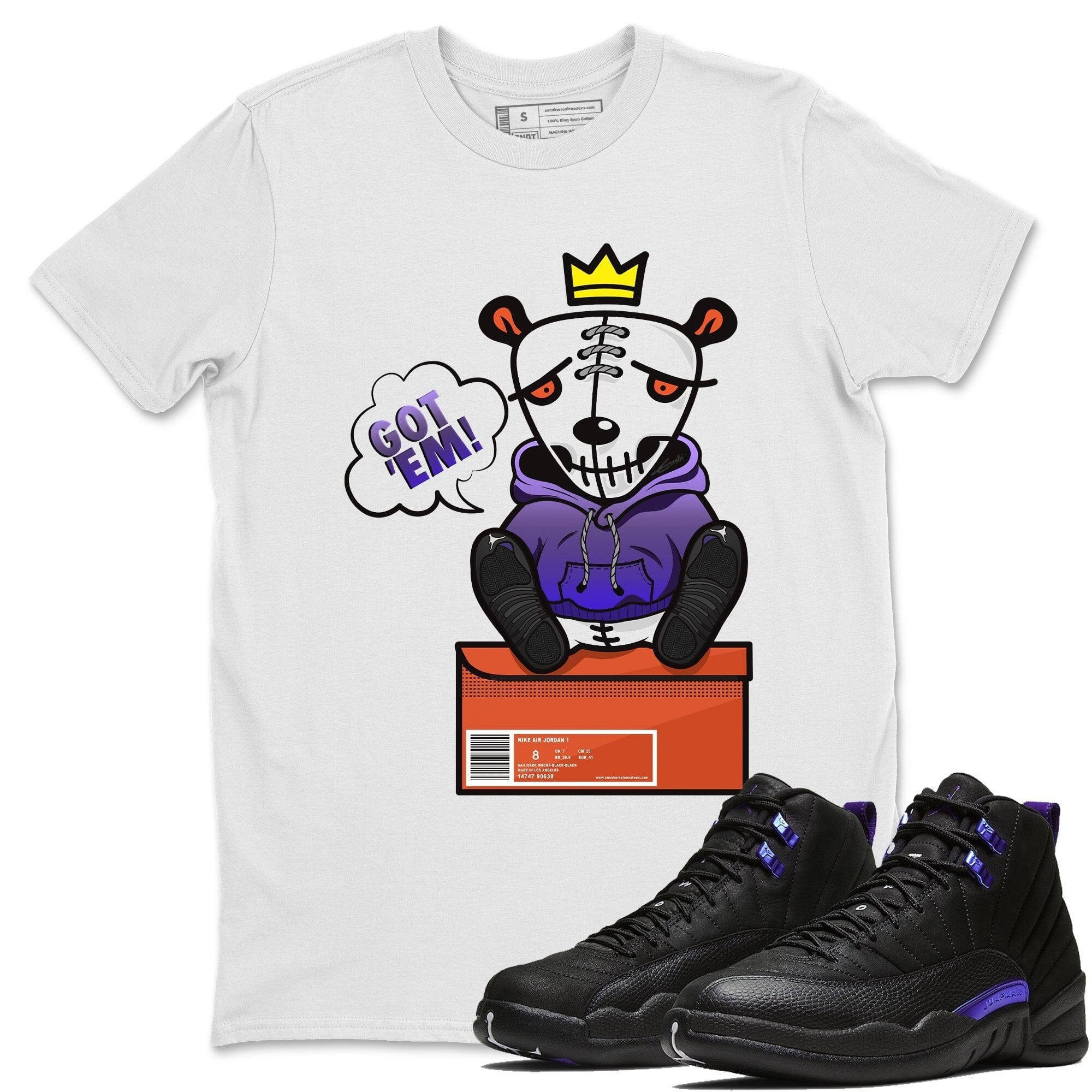 Jordan 12 Dark Concord Shirt To Match Jordans Got Em Sneaker Tees Jordan 12 Dark Concord Drip Gear Zone Sneaker Matching Clothing Unisex Shirts