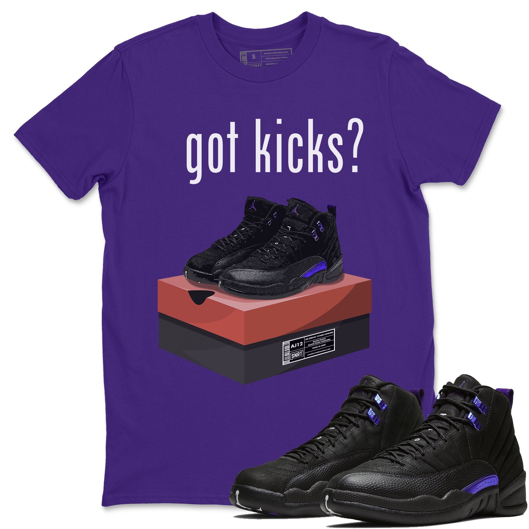 Jordan 12 Dark Concord Shirt To Match Jordans Got Kicks Sneaker Tees Jordan 12 Dark Concord Drip Gear Zone Sneaker Matching Clothing Unisex Shirts
