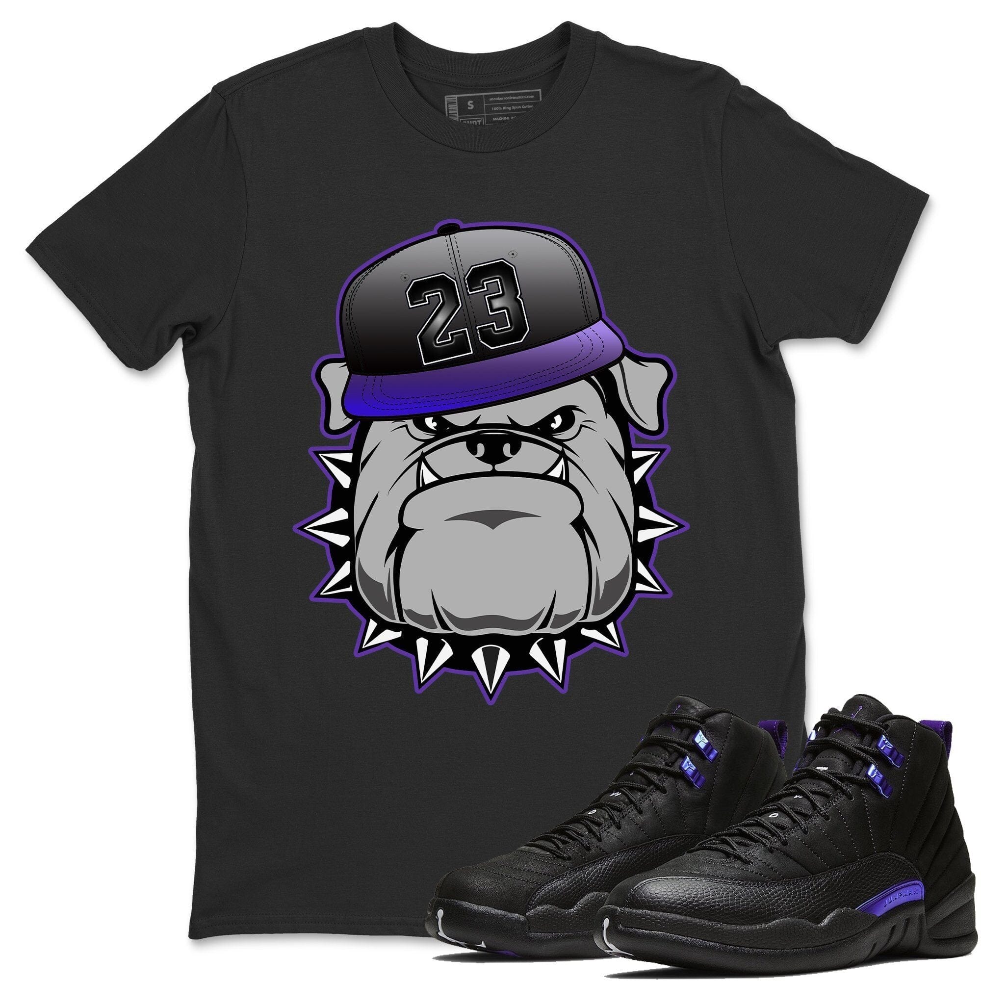 Jordan 12 Dark Concord Shirt To Match Jordans English Bulldog Sneaker Tees Jordan 12 Dark Concord Drip Gear Zone Sneaker Matching Clothing Unisex Shirts