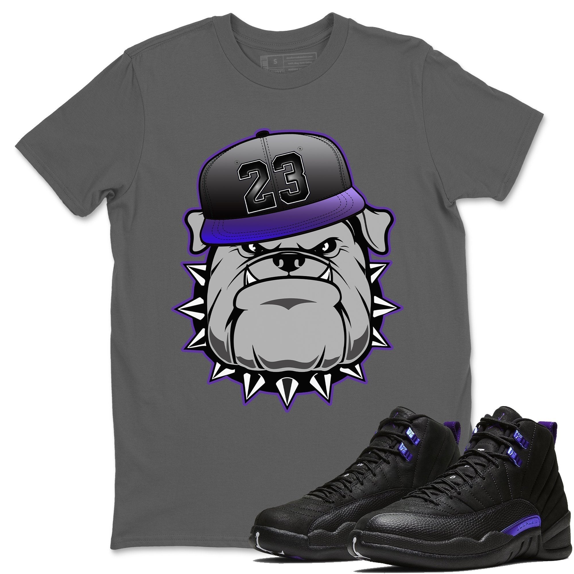 Jordan 12 Dark Concord Shirt To Match Jordans English Bulldog Sneaker Tees Jordan 12 Dark Concord Drip Gear Zone Sneaker Matching Clothing Unisex Shirts