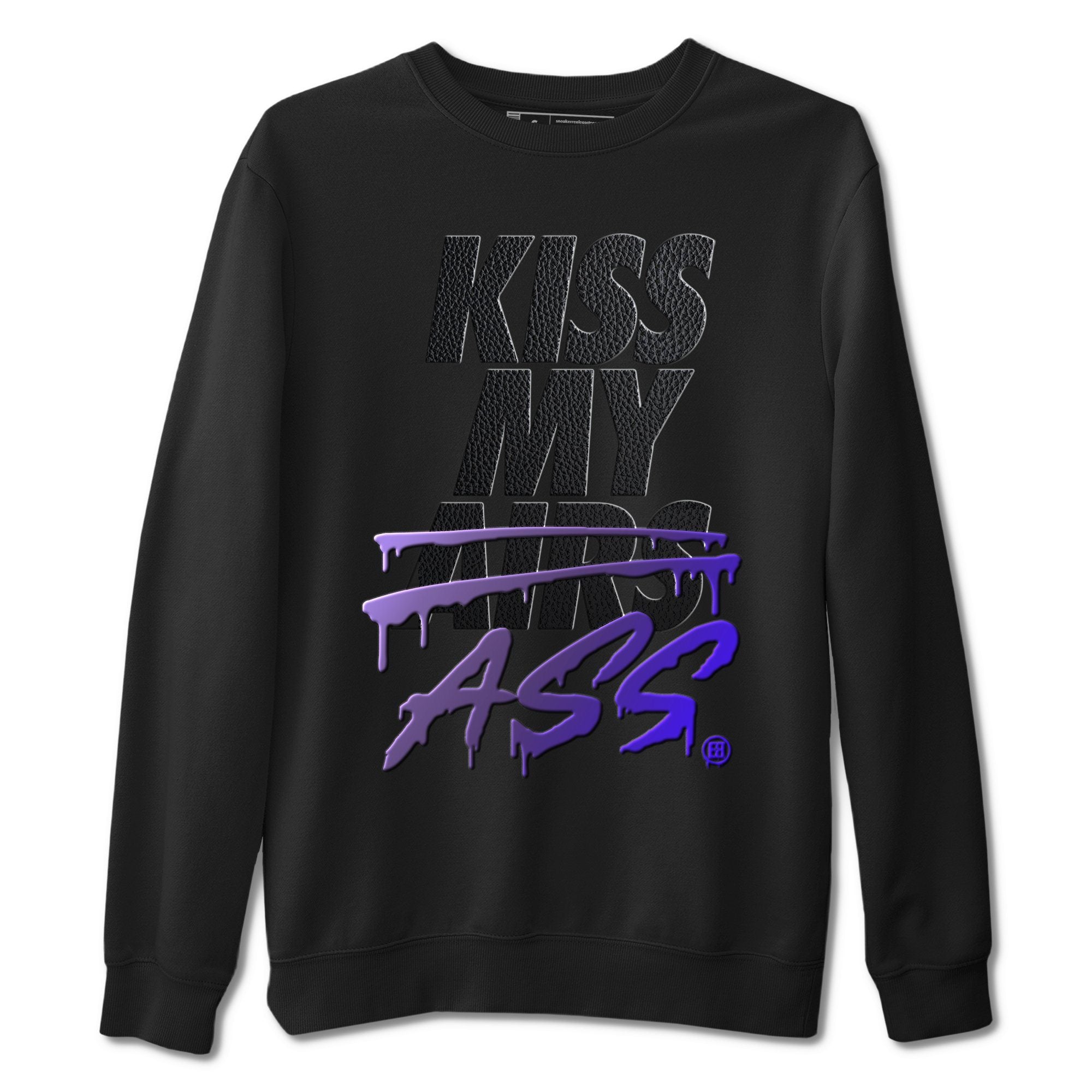 Jordan 12 Dark Concord Shirt To Match Jordans Kiss My Ass Sneaker Tees Jordan 12 Dark Concord Drip Gear Zone Sneaker Matching Clothing Unisex Shirts