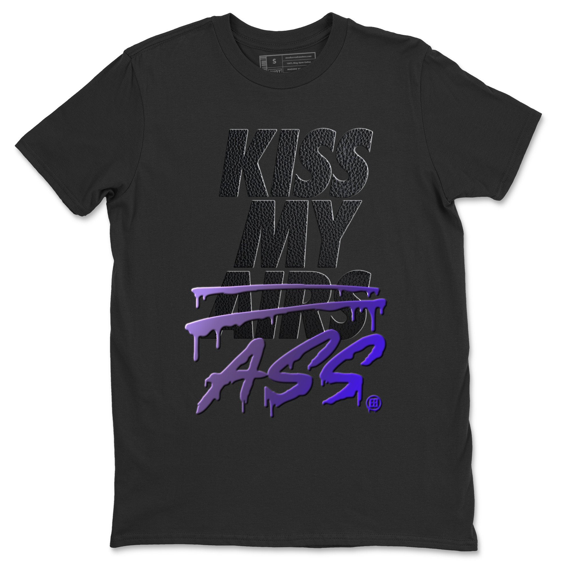 Jordan 12 Dark Concord Shirt To Match Jordans Kiss My Ass Sneaker Tees Jordan 12 Dark Concord Drip Gear Zone Sneaker Matching Clothing Unisex Shirts