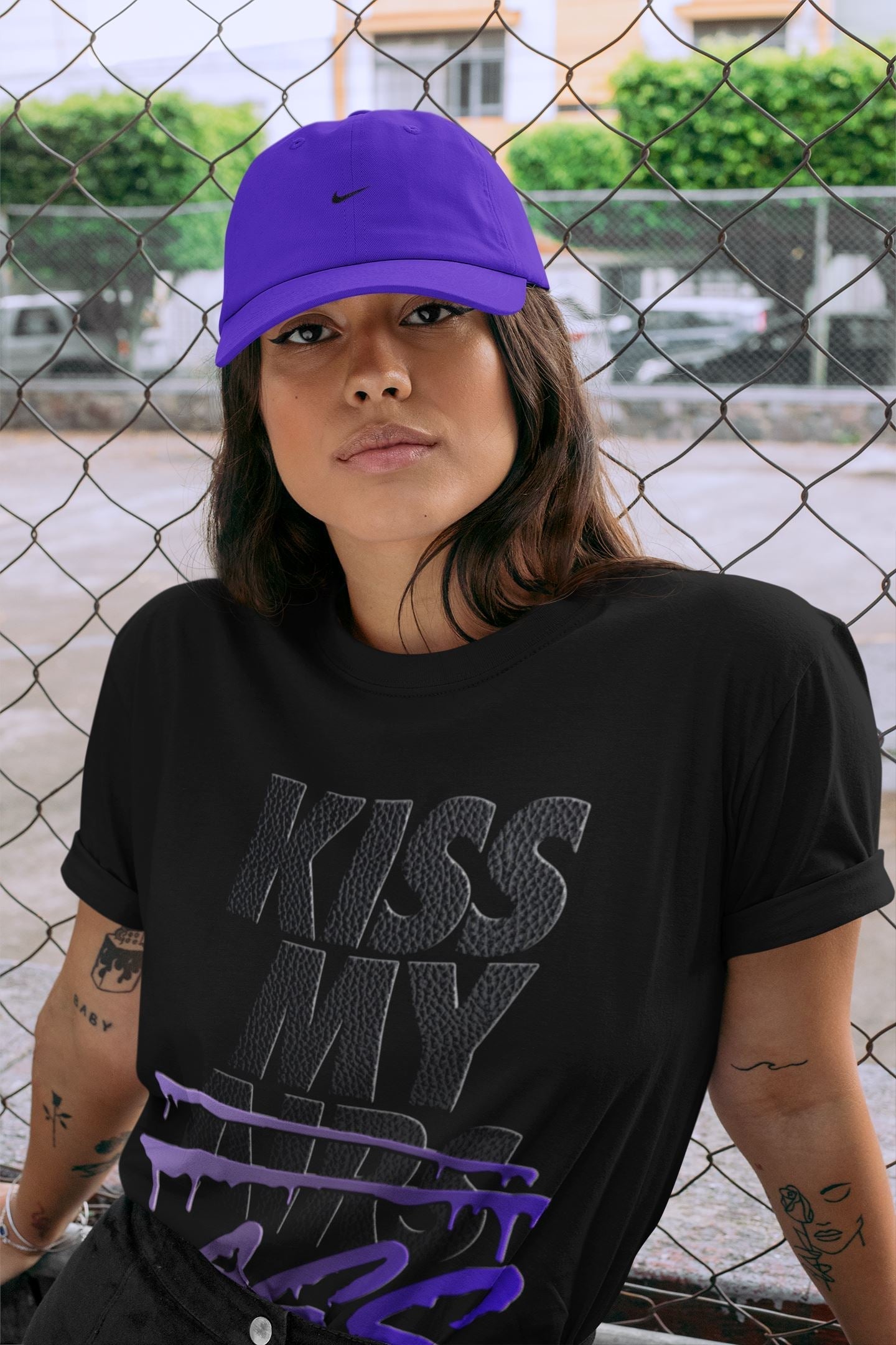 Jordan 12 Dark Concord Shirt To Match Jordans Kiss My Ass Sneaker Tees Jordan 12 Dark Concord Drip Gear Zone Sneaker Matching Clothing Unisex Shirts