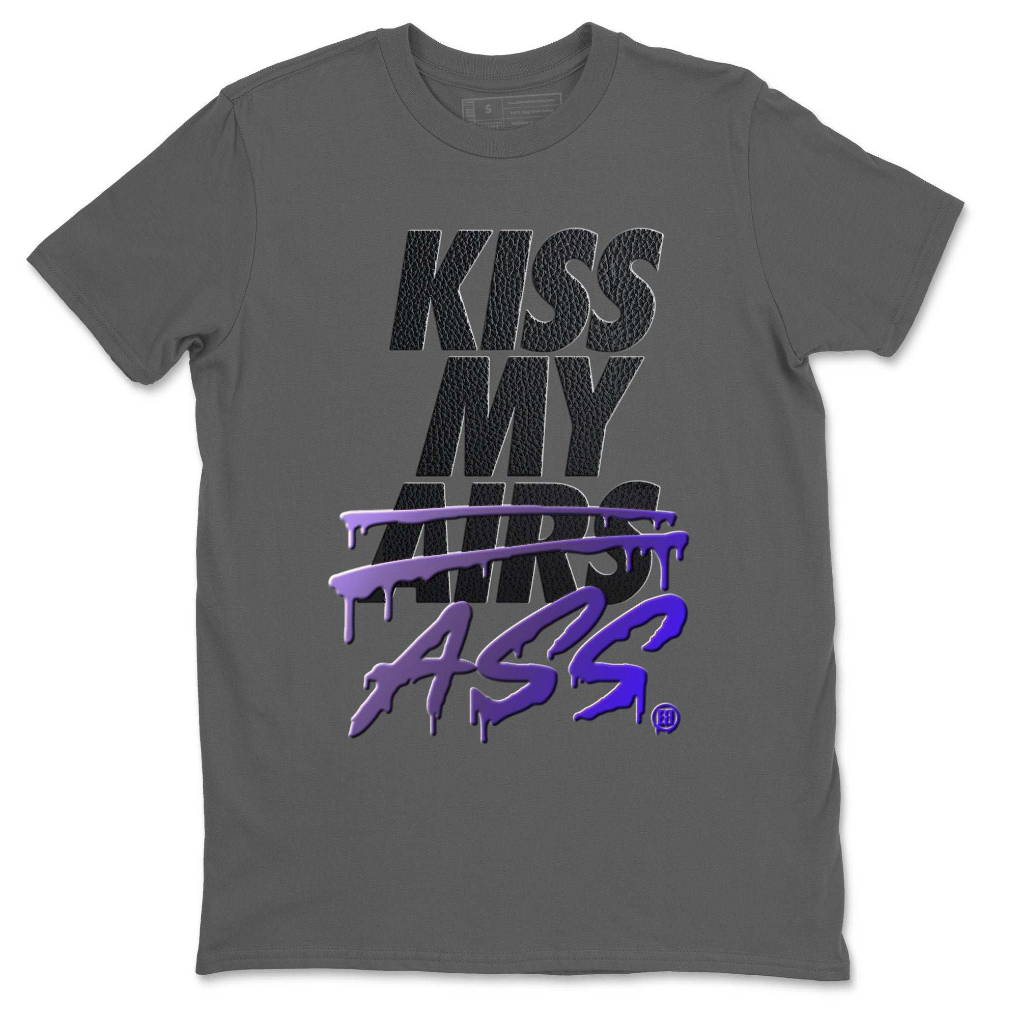 Jordan 12 Dark Concord Shirt To Match Jordans Kiss My Ass Sneaker Tees Jordan 12 Dark Concord Drip Gear Zone Sneaker Matching Clothing Unisex Shirts