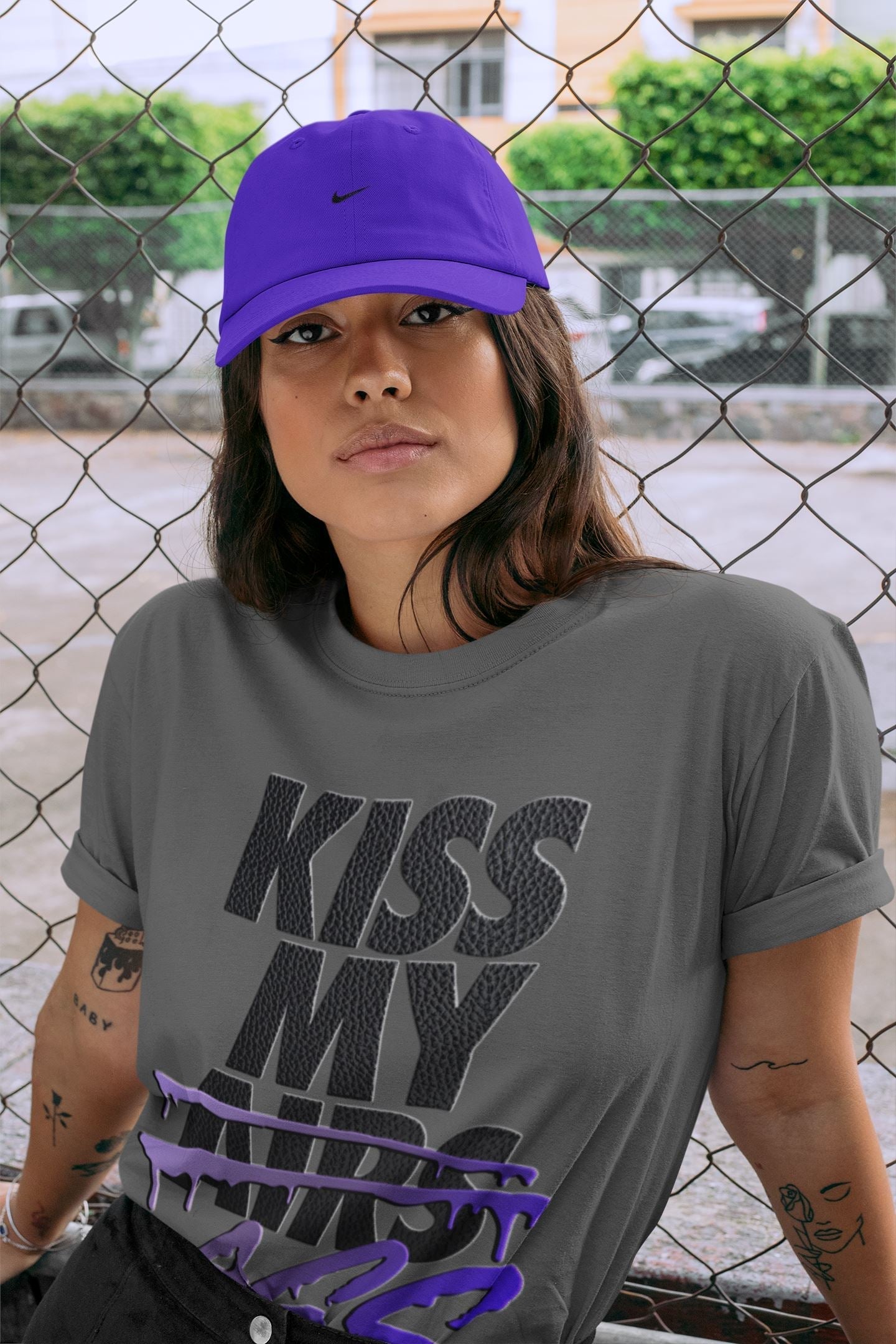 Jordan 12 Dark Concord Shirt To Match Jordans Kiss My Ass Sneaker Tees Jordan 12 Dark Concord Drip Gear Zone Sneaker Matching Clothing Unisex Shirts