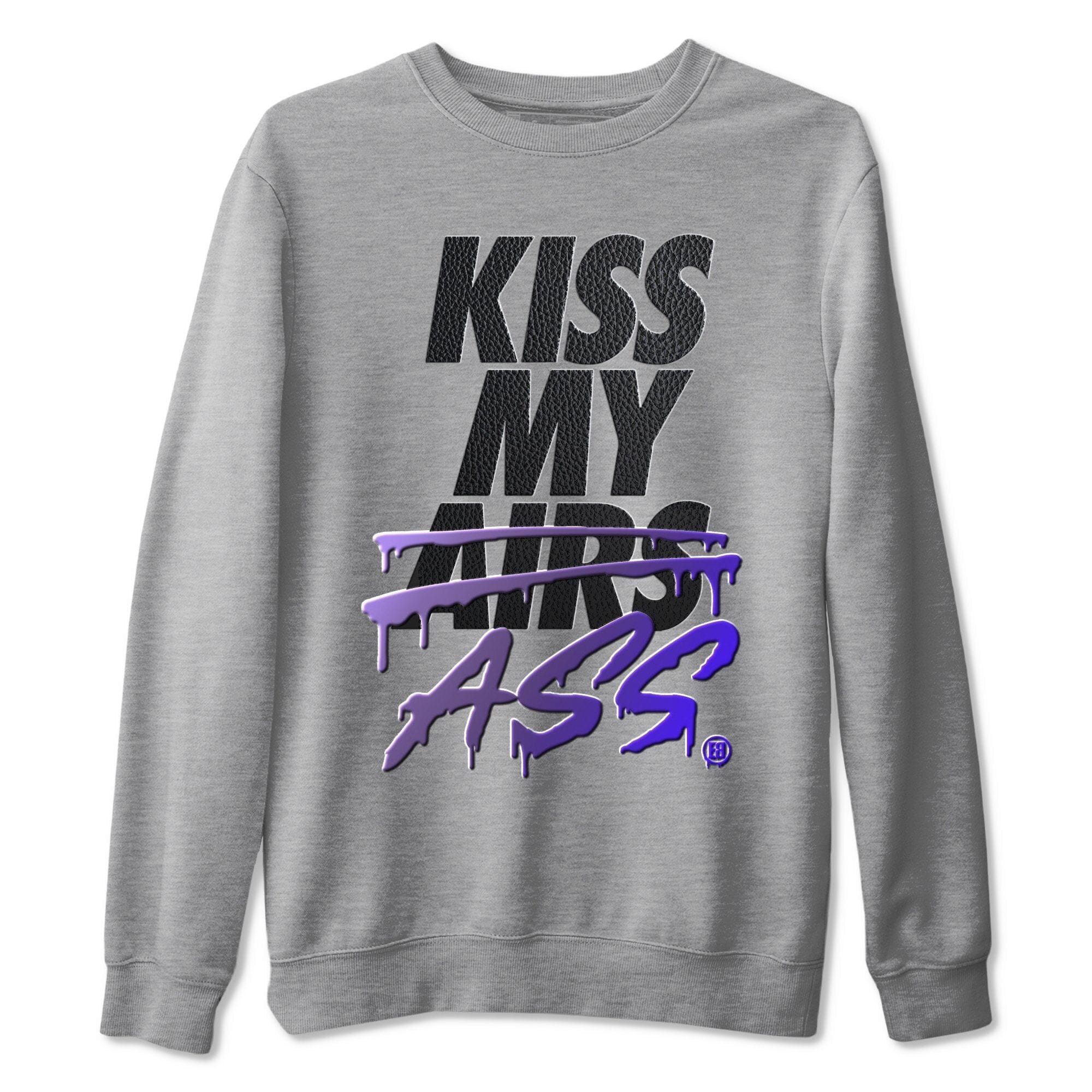 Jordan 12 Dark Concord Shirt To Match Jordans Kiss My Ass Sneaker Tees Jordan 12 Dark Concord Drip Gear Zone Sneaker Matching Clothing Unisex Shirts