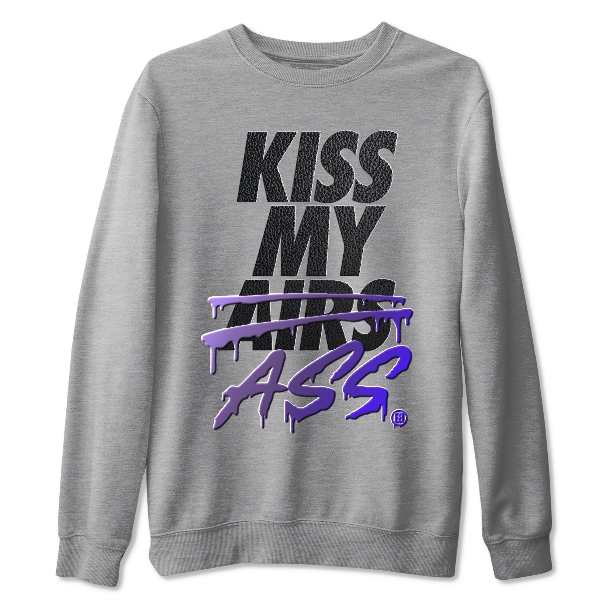 Jordan 12 Dark Concord Shirt To Match Jordans Kiss My Ass Sneaker Tees Jordan 12 Dark Concord Drip Gear Zone Sneaker Matching Clothing Unisex Shirts