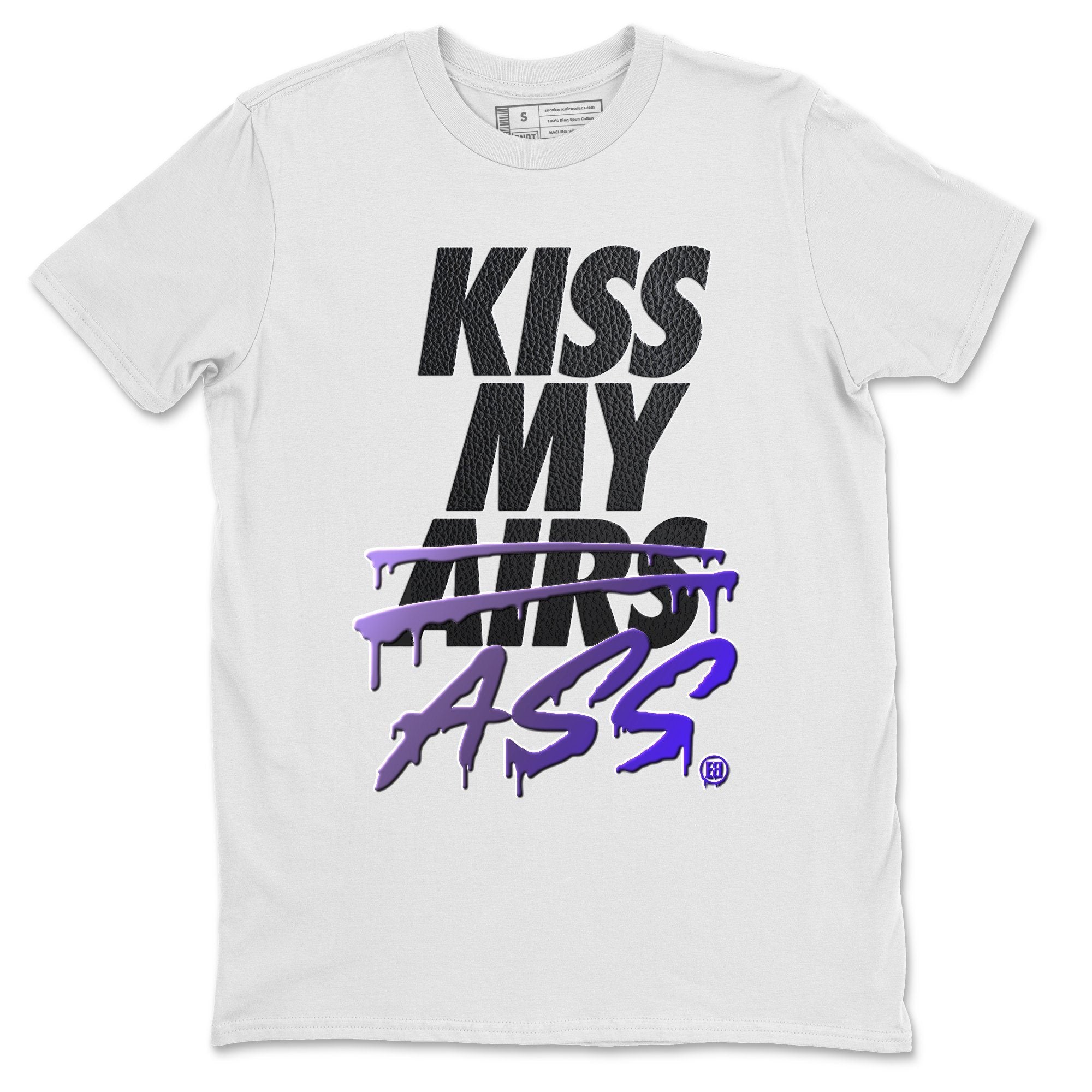 Jordan 12 Dark Concord Shirt To Match Jordans Kiss My Ass Sneaker Tees Jordan 12 Dark Concord Drip Gear Zone Sneaker Matching Clothing Unisex Shirts