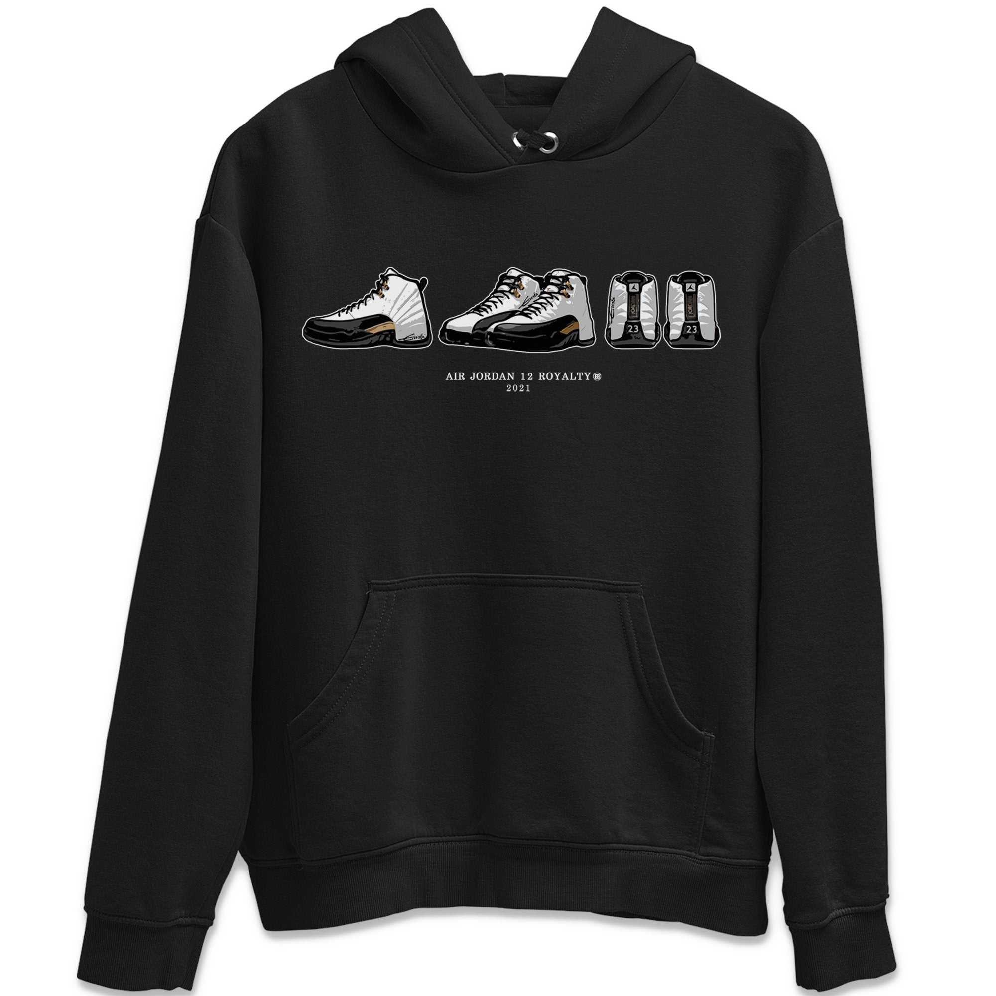 Jordan 12 Royalty Shirt To Match Jordans Air Jordan 12 Prelude Sneaker Tees Jordan 12 Royalty Drip Gear Zone Sneaker Matching Clothing Unisex Shirts