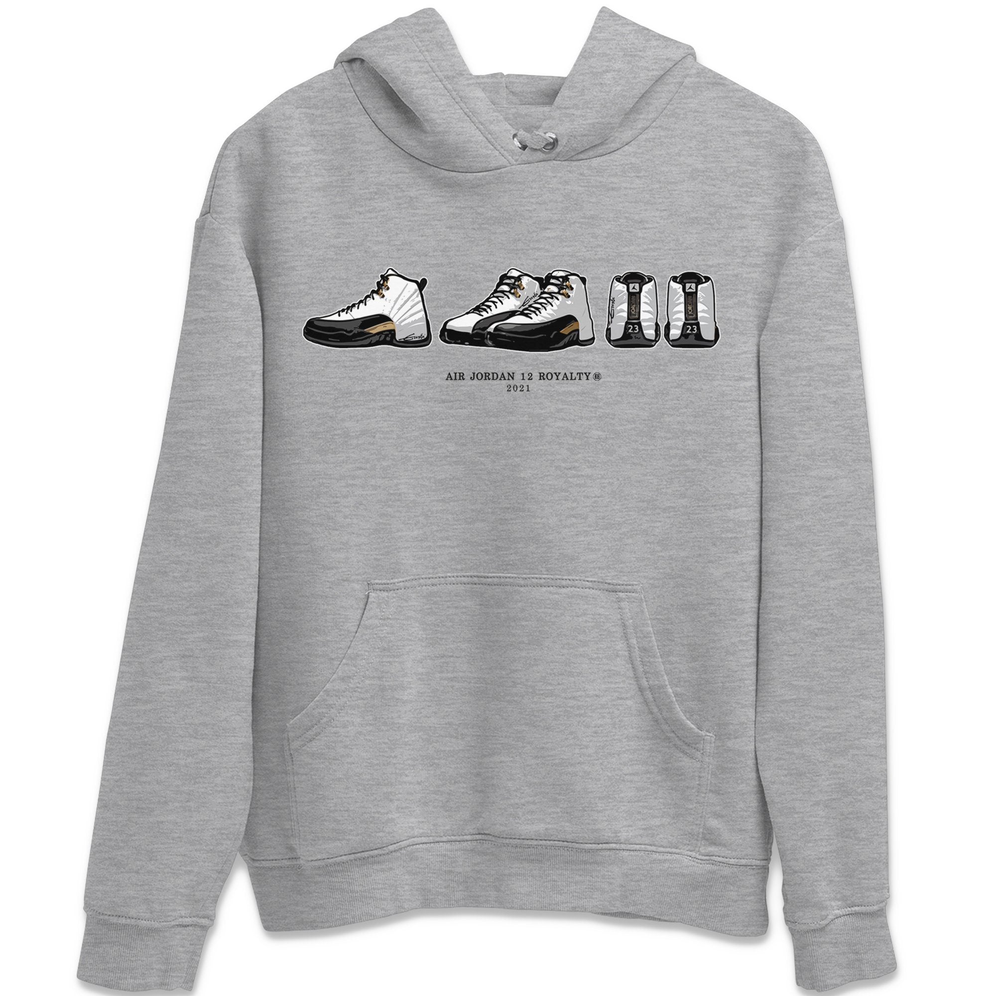 Jordan 12 Royalty Shirt To Match Jordans Air Jordan 12 Prelude Sneaker Tees Jordan 12 Royalty Drip Gear Zone Sneaker Matching Clothing Unisex Shirts
