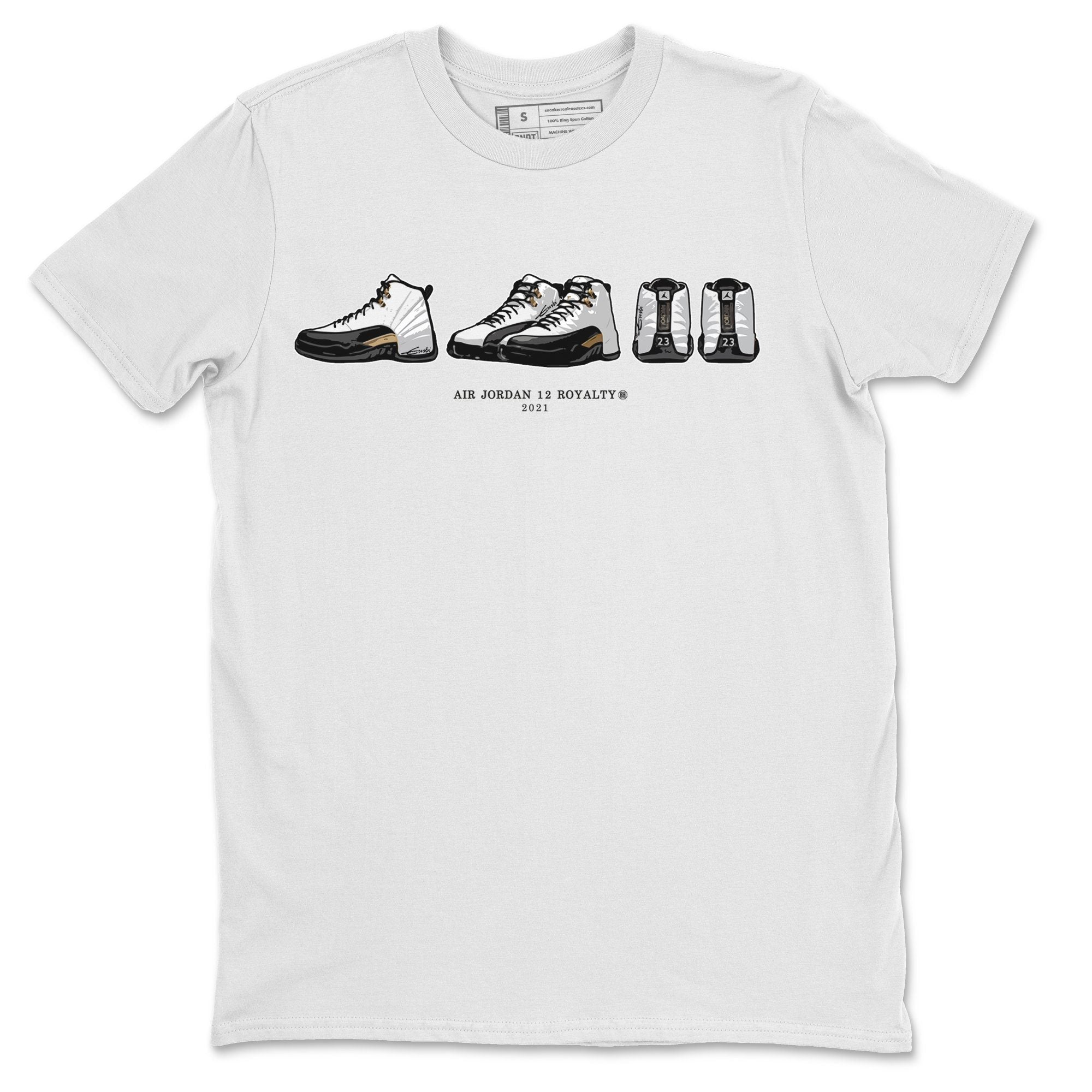 Jordan 12 Royalty Shirt To Match Jordans Air Jordan 12 Prelude Sneaker Tees Jordan 12 Royalty Drip Gear Zone Sneaker Matching Clothing Unisex Shirts
