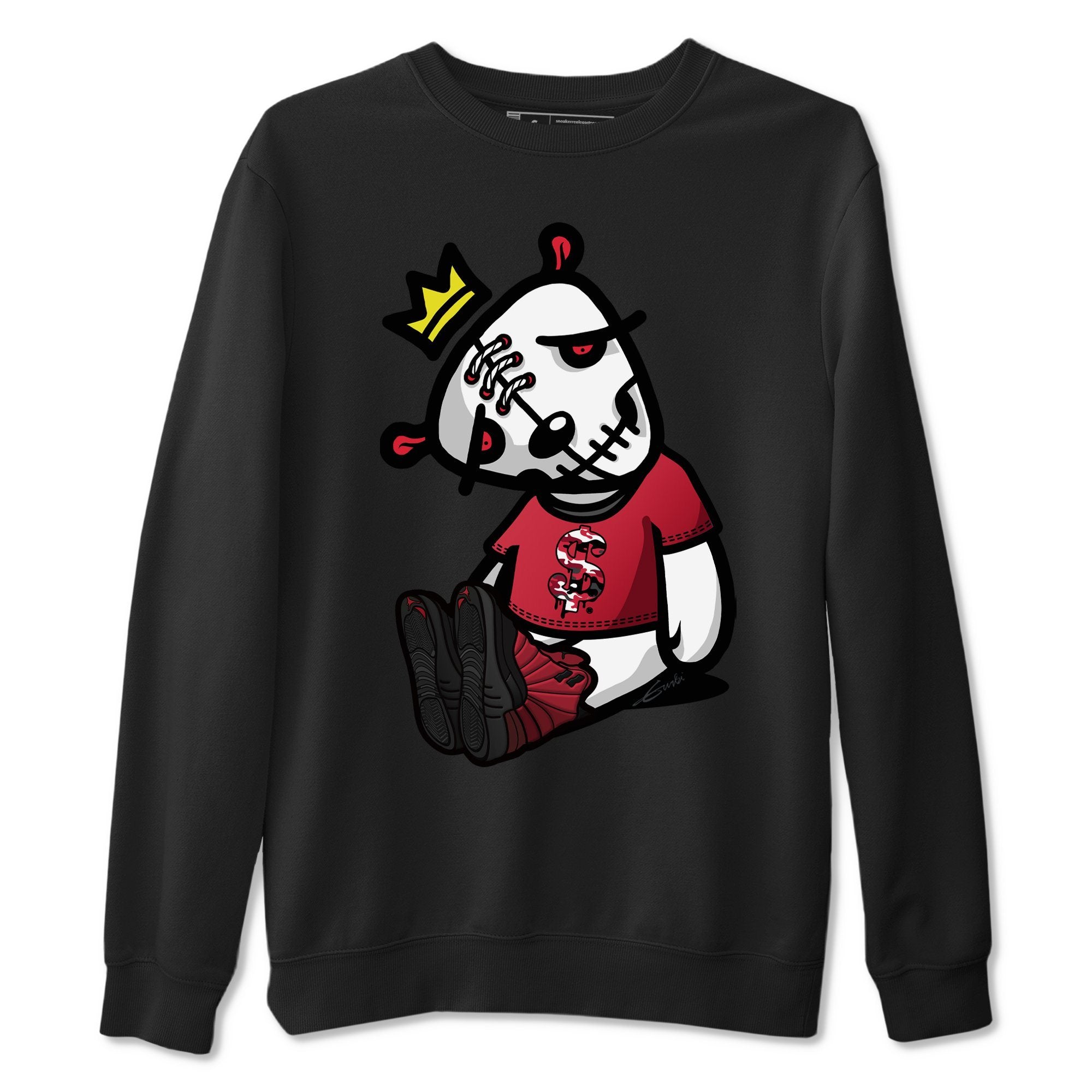 Jordan 12 Reverse Flu Game Shirt To Match Jordans Dead Dolls Sneaker Tees Jordan 12 Reverse Flu Game Drip Gear Zone Sneaker Matching Clothing Unisex Shirts