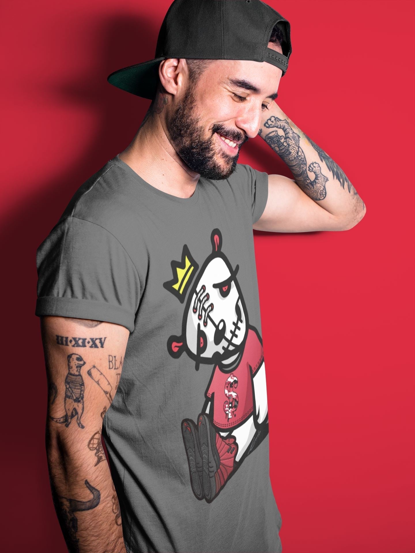 Jordan 12 Reverse Flu Game Shirt To Match Jordans Dead Dolls Sneaker Tees Jordan 12 Reverse Flu Game Drip Gear Zone Sneaker Matching Clothing Unisex Shirts