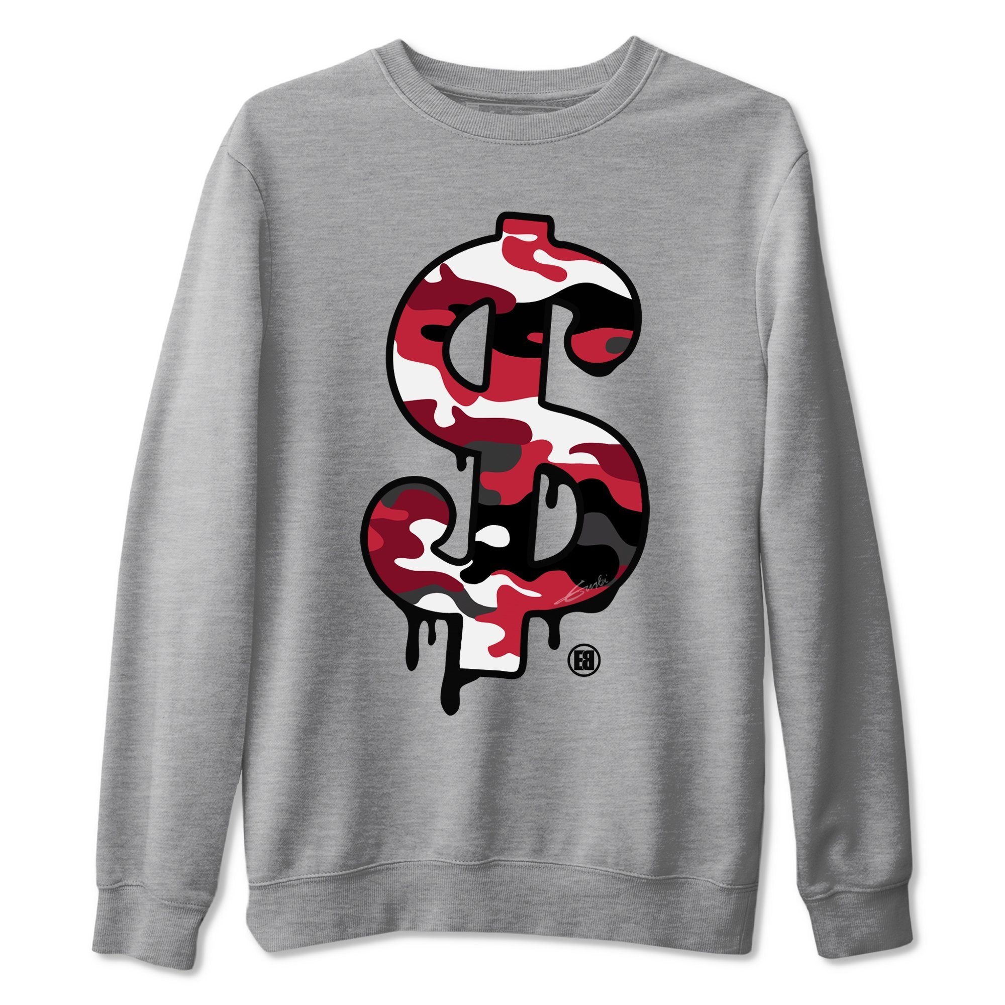 Jordan 12 Reverse Flu Game Shirt To Match Jordans Dollar Camo Sneaker Tees Jordan 12 Reverse Flu Game Drip Gear Zone Sneaker Matching Clothing Unisex Shirts