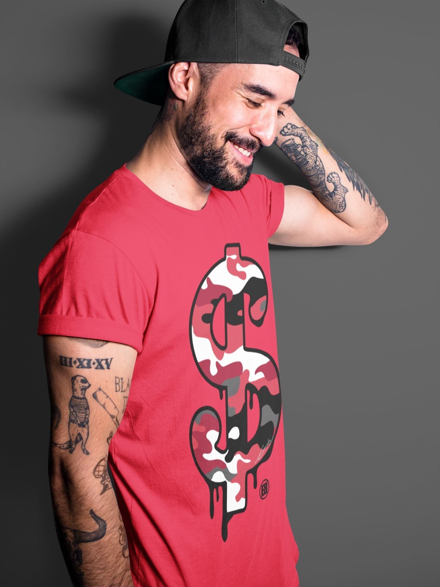 Jordan 12 Reverse Flu Game Shirt To Match Jordans Dollar Camo Sneaker Tees Jordan 12 Reverse Flu Game Drip Gear Zone Sneaker Matching Clothing Unisex Shirts