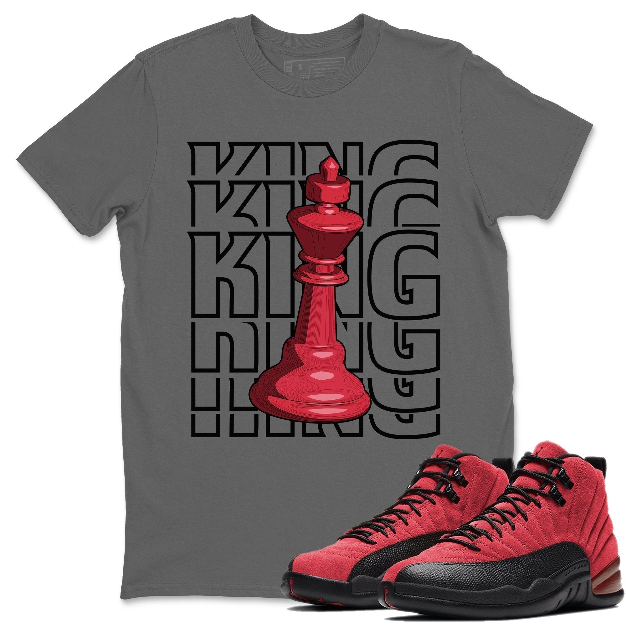Jordan 12 Reverse Flu Game Shirt To Match Jordans King Sneaker Tees Jordan 12 Reverse Flu Game Drip Gear Zone Sneaker Matching Clothing Unisex Shirts