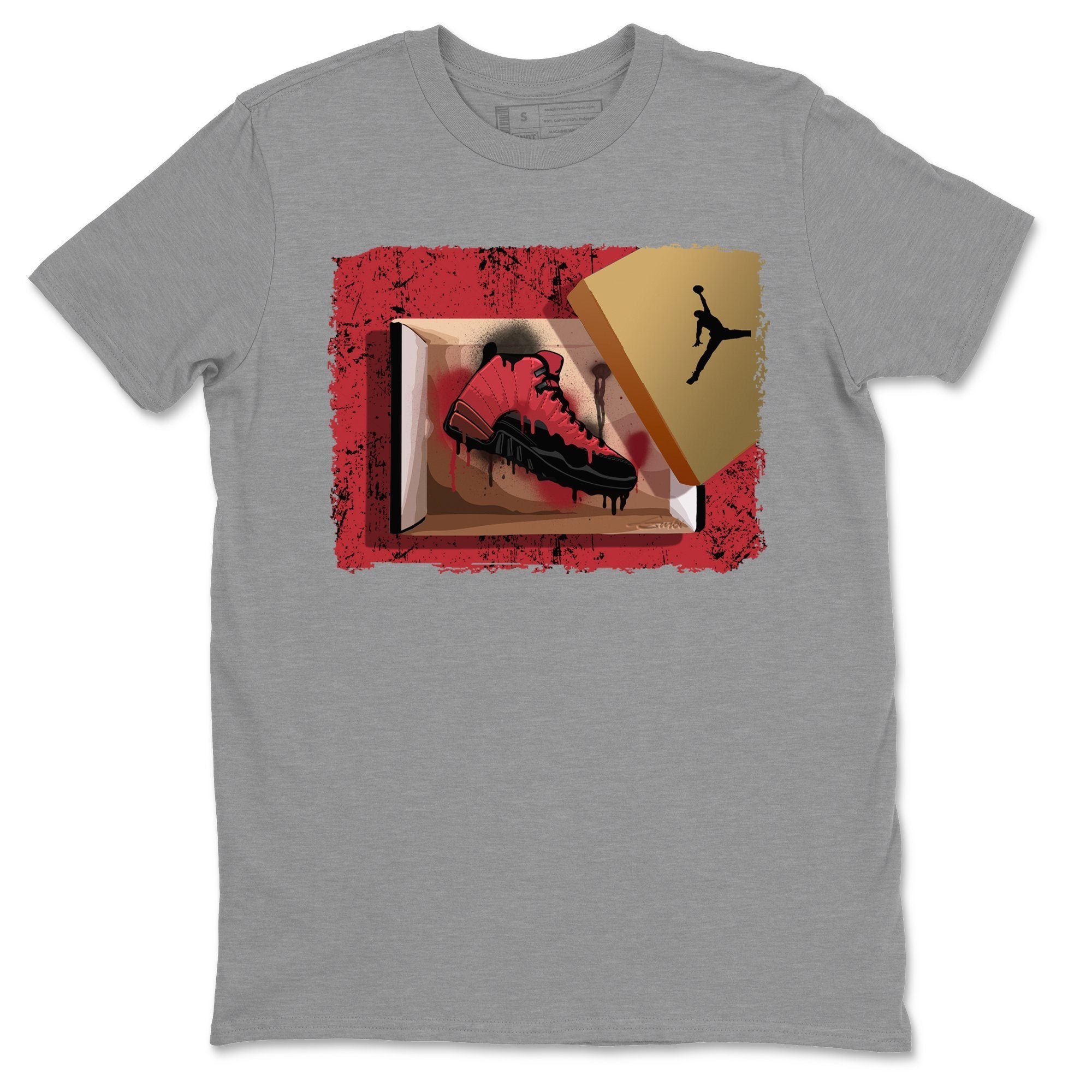 Jordan 12 Reverse Flu Game Shirt To Match Jordans New Kicks Sneaker Tees Jordan 12 Reverse Flu Game Drip Gear Zone Sneaker Matching Clothing Unisex Shirts