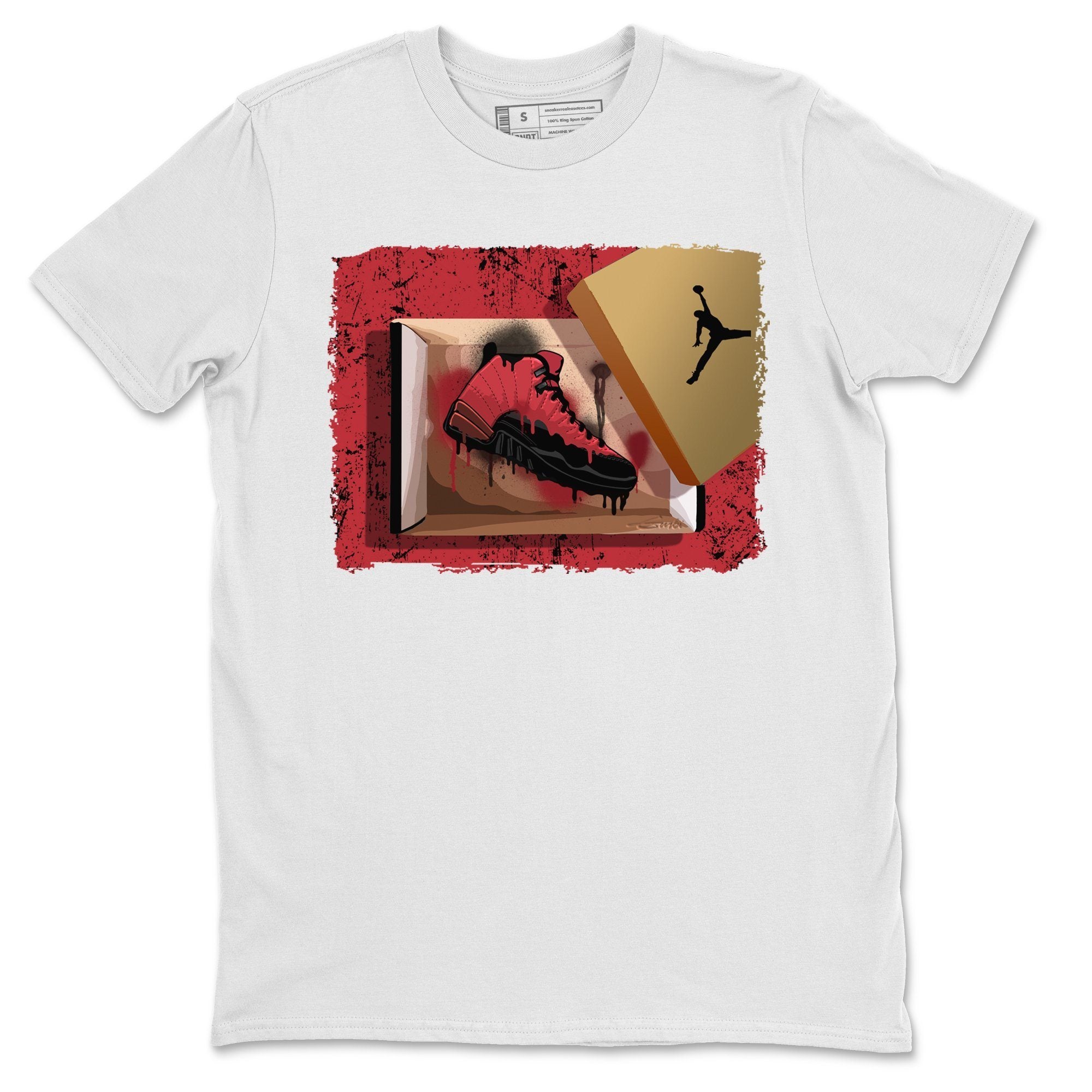 Jordan 12 Reverse Flu Game Shirt To Match Jordans New Kicks Sneaker Tees Jordan 12 Reverse Flu Game Drip Gear Zone Sneaker Matching Clothing Unisex Shirts