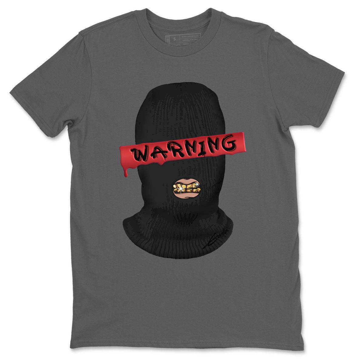 Jordan 12 Reverse Flu Game Sneaker Matching T-Shirt Warning Sneaker Tees Jordan 12 Reverse Flu Game Sneaker Release Tees Crew Neck Tees