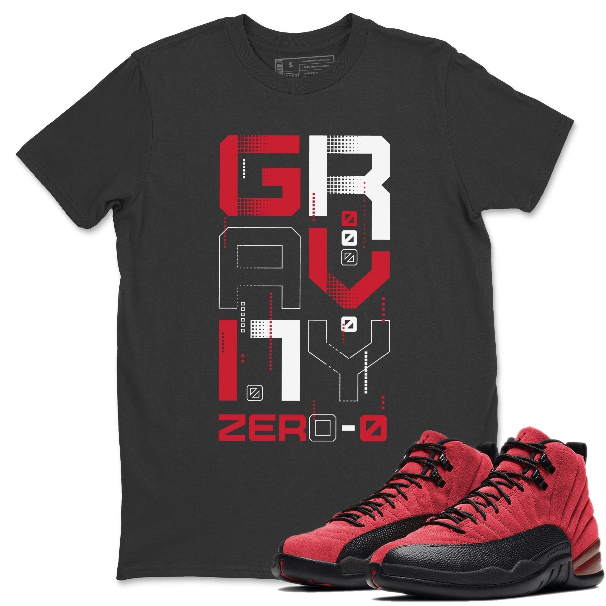 Jordan 12 Reverse Flu Game Shirt To Match Jordans Zero Gravity Sneaker Tees Jordan 12 Reverse Flu Game Drip Gear Zone Sneaker Matching Clothing Unisex Shirts