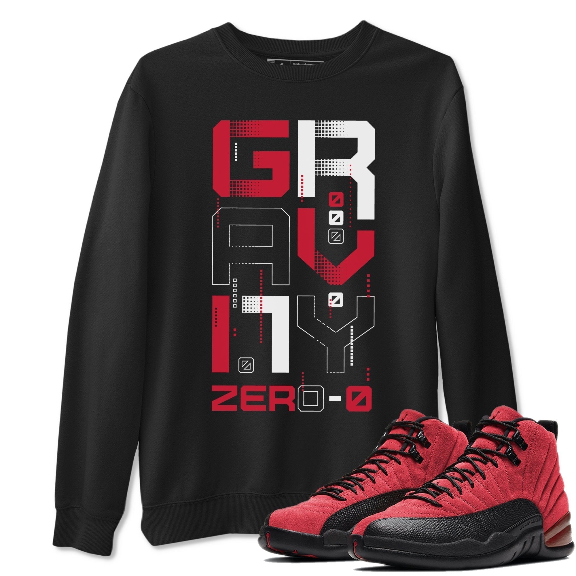 Jordan 12 Reverse Flu Game Shirt To Match Jordans Zero Gravity Sneaker Tees Jordan 12 Reverse Flu Game Drip Gear Zone Sneaker Matching Clothing Unisex Shirts