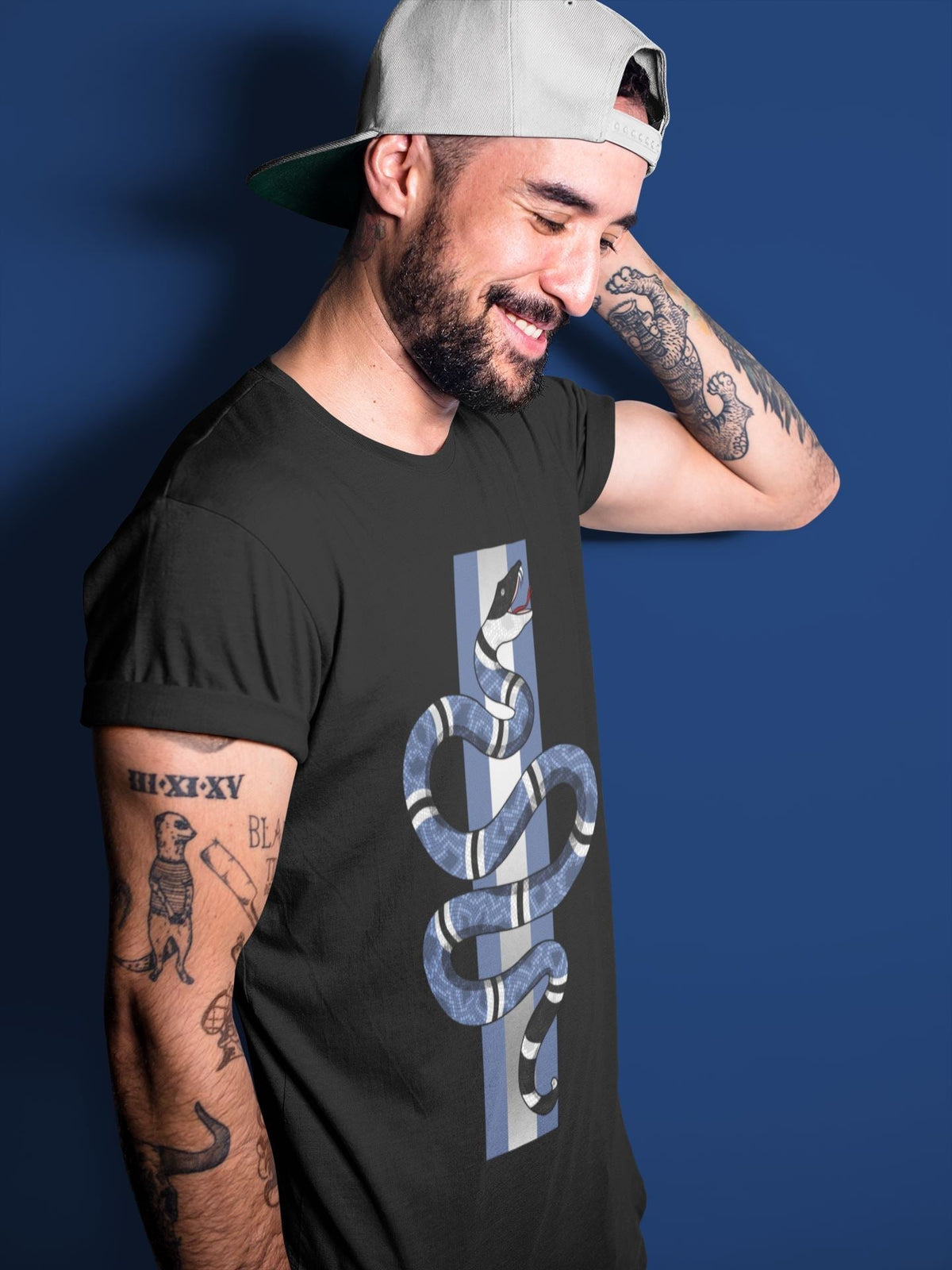Jordan 12 Stone Blue Sneaker Matching T-Shirt Snake Sneaker Tees Jordan 12 Stone Blue Sneaker Release Tees Crew Neck Tees