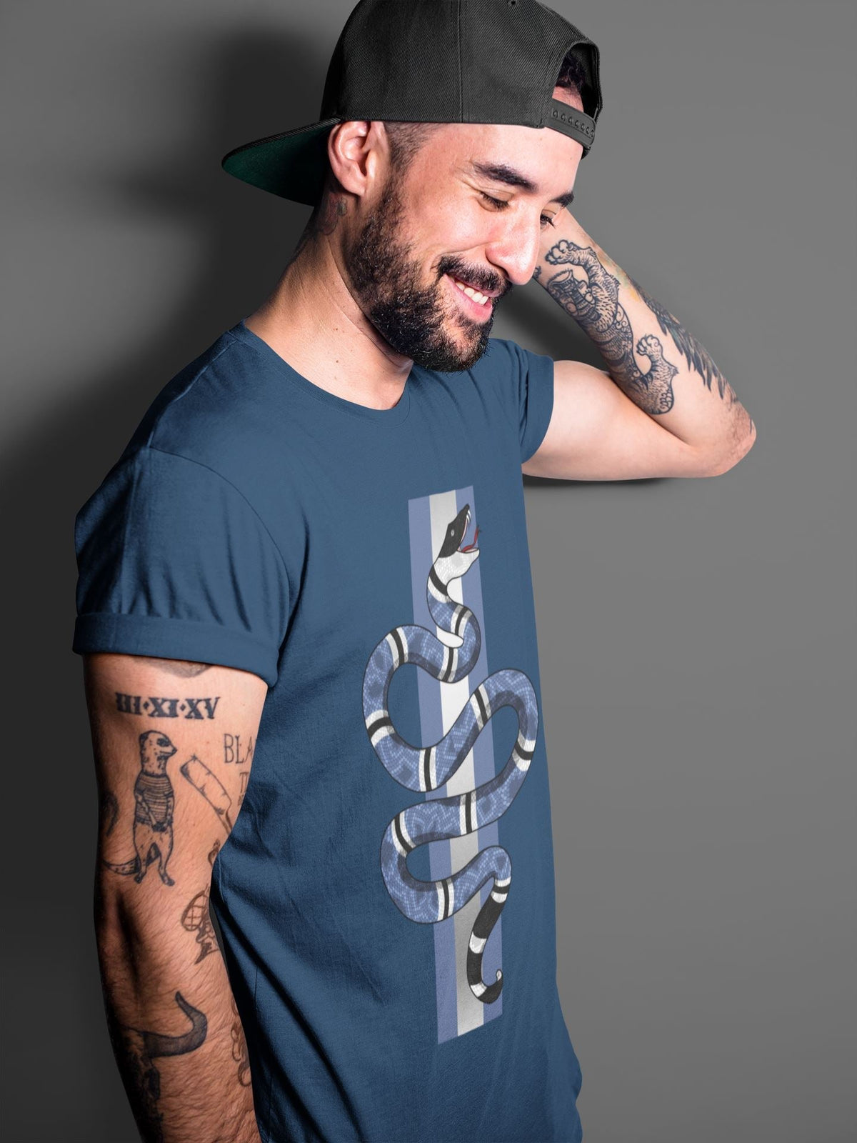 Jordan 12 Stone Blue Sneaker Matching T-Shirt Snake Sneaker Tees Jordan 12 Stone Blue Sneaker Release Tees Crew Neck Tees