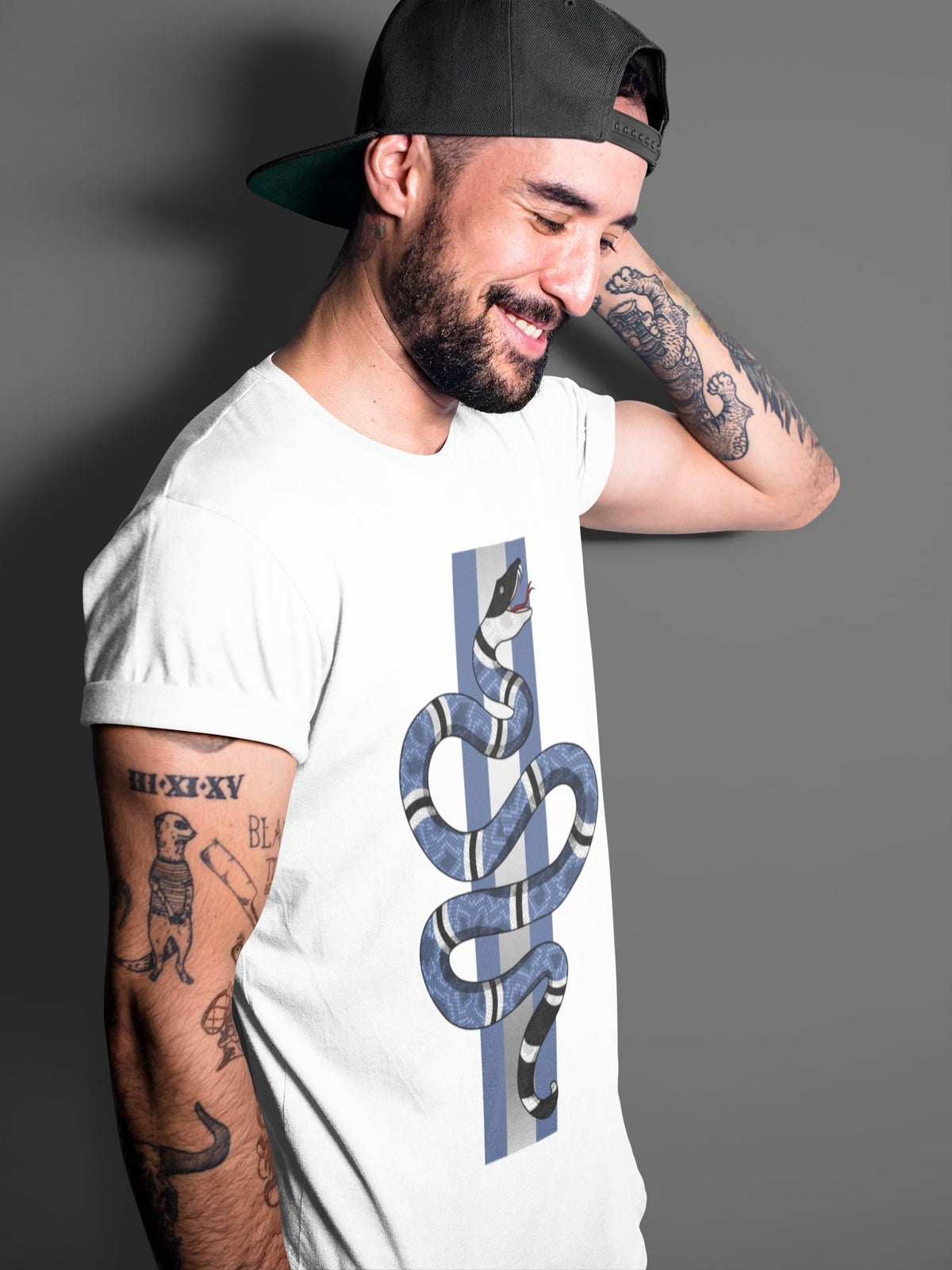 Jordan 12 Stone Blue Sneaker Matching T-Shirt Snake Sneaker Tees Jordan 12 Stone Blue Sneaker Release Tees Crew Neck Tees