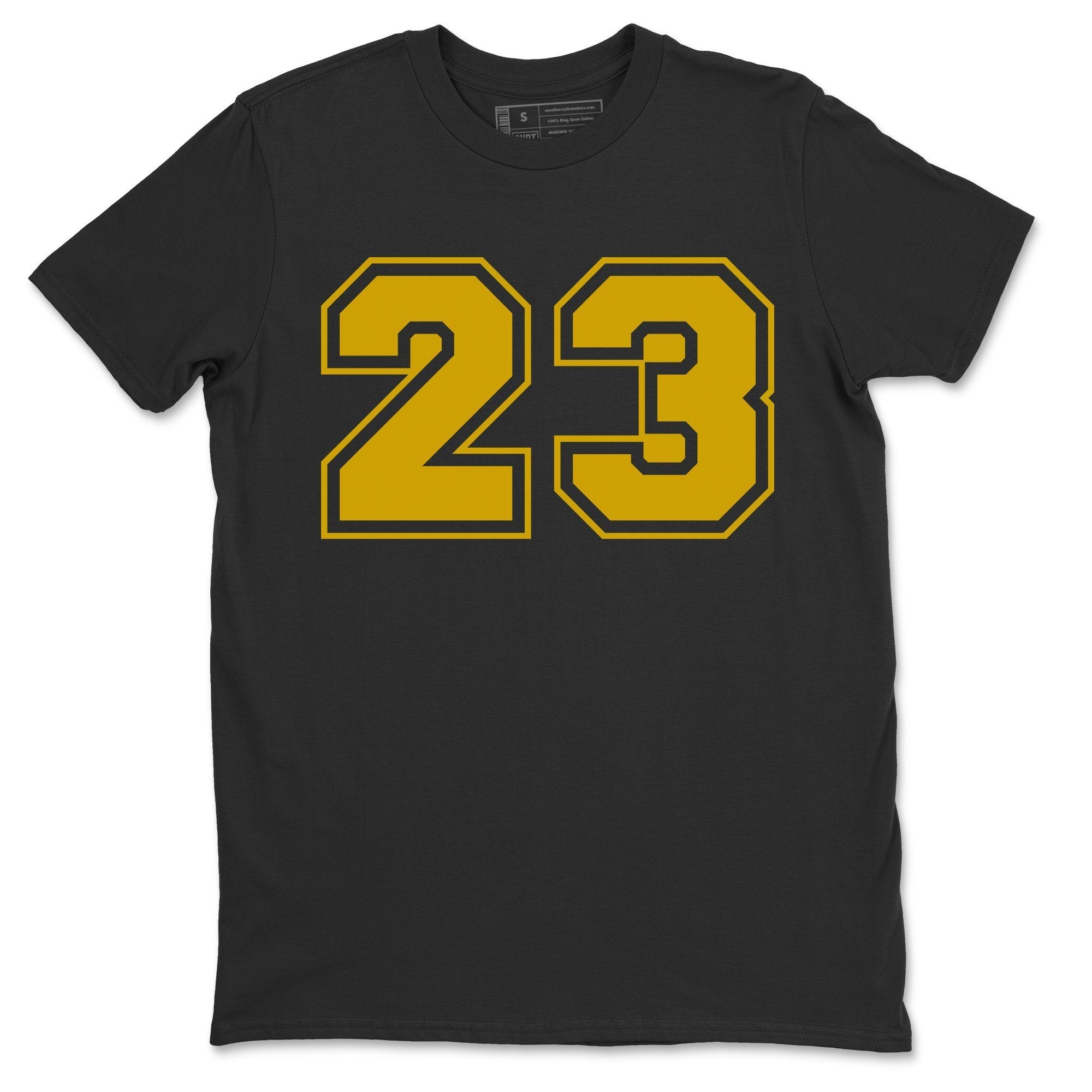 Jordan 12 University Gold Sneaker Matching T-Shirt 23 Sneaker Tees Jordan 12 University Gold Sneaker Release Tees Crew Neck Tees