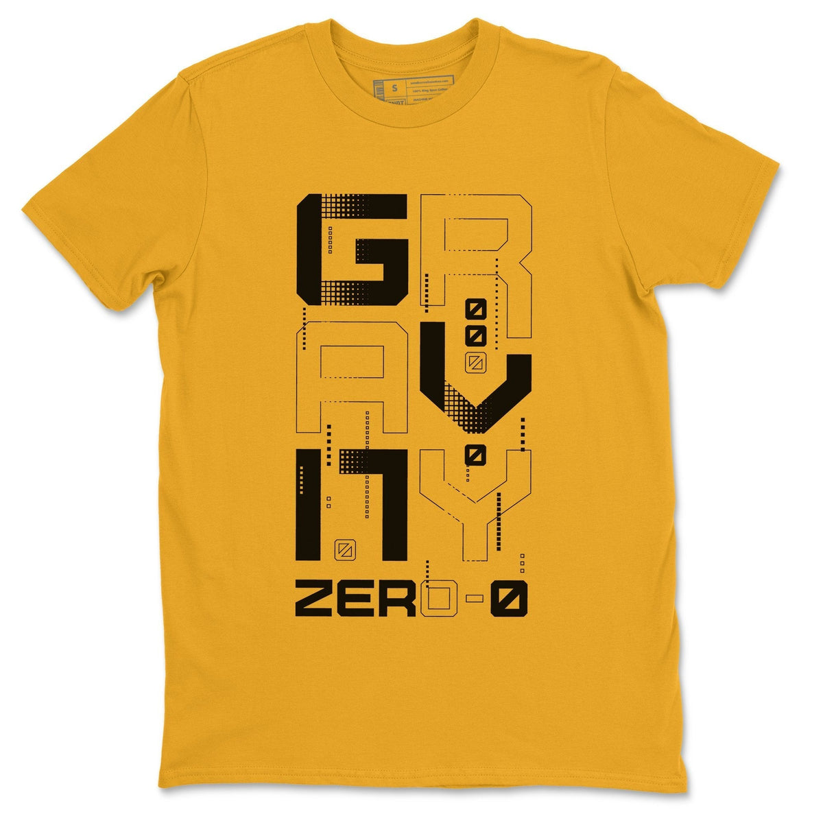 Jordan 12 University Gold Sneaker Matching T-Shirt Zero Gravity Sneaker Tees Jordan 12 University Gold Sneaker Release Tees Crew Neck Tees