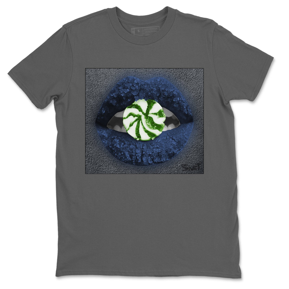 Jordan 13 Flint Sneaker Matching T-Shirt Lips Candy Sneaker Tees Jordan 13 Flint Sneaker Release Tees Crew Neck Tees
