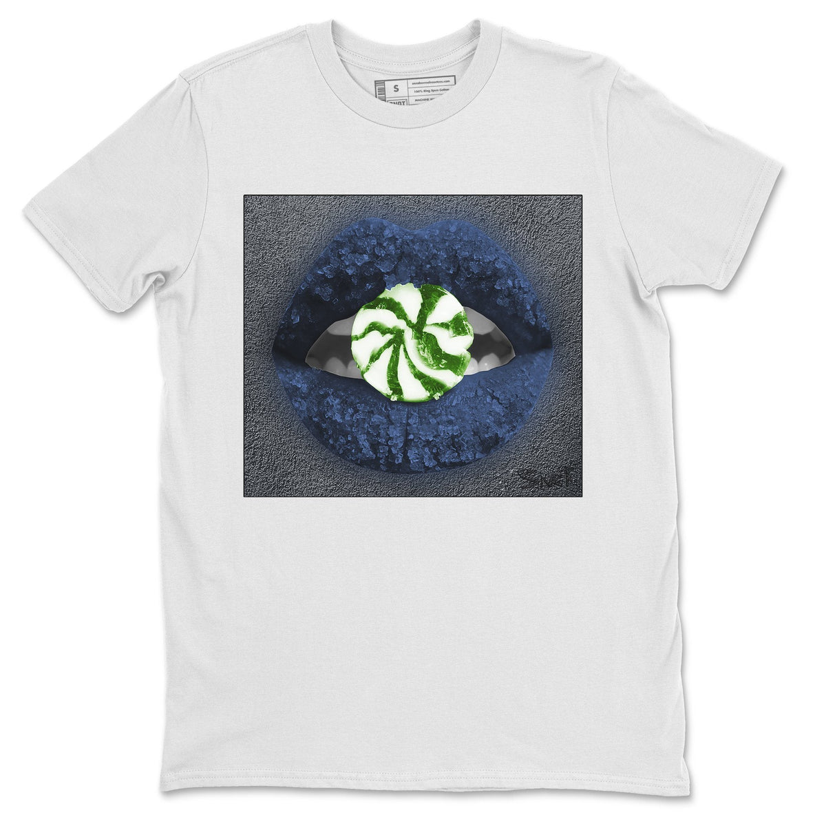 Jordan 13 Flint Sneaker Matching T-Shirt Lips Candy Sneaker Tees Jordan 13 Flint Sneaker Release Tees Crew Neck Tees