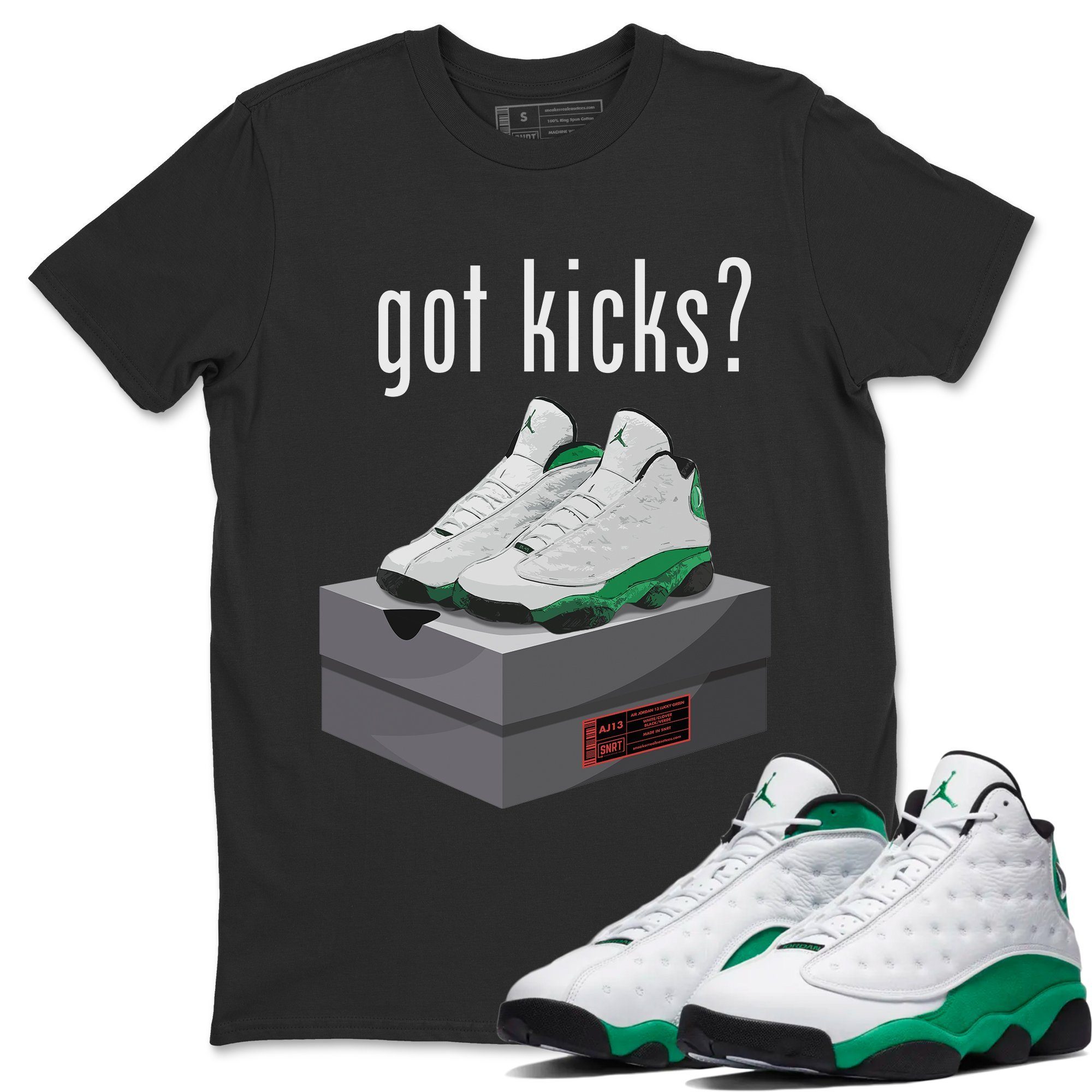 Jordan 13 Lucky Green Shirt To Match Jordans Got Kicks Sneaker Tees Jordan 13 Lucky Green Drip Gear Zone Sneaker Matching Clothing Unisex Shirts