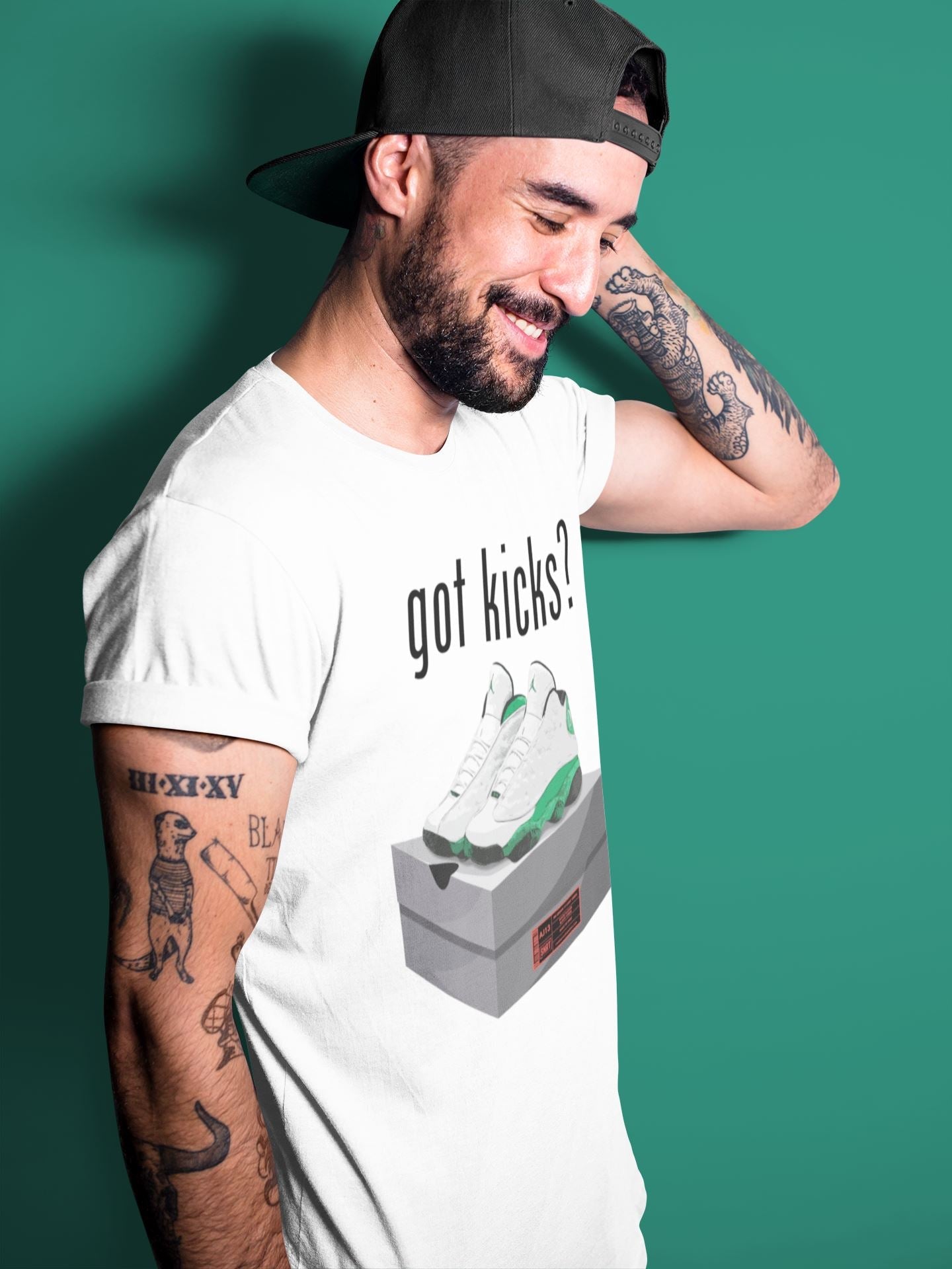 Jordan 13 Lucky Green Shirt To Match Jordans Got Kicks Sneaker Tees Jordan 13 Lucky Green Drip Gear Zone Sneaker Matching Clothing Unisex Shirts