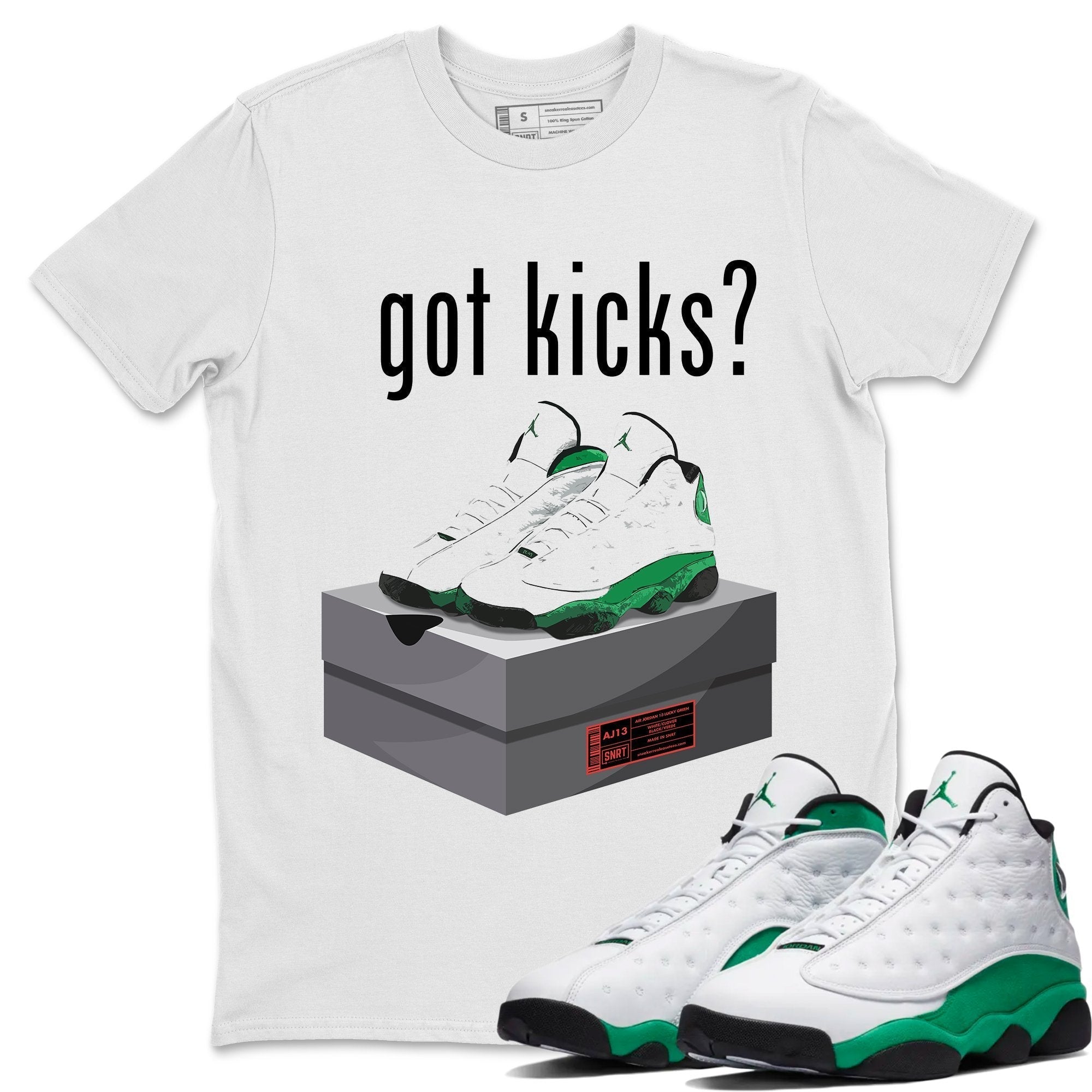 Jordan 13 Lucky Green Shirt To Match Jordans Got Kicks Sneaker Tees Jordan 13 Lucky Green Drip Gear Zone Sneaker Matching Clothing Unisex Shirts