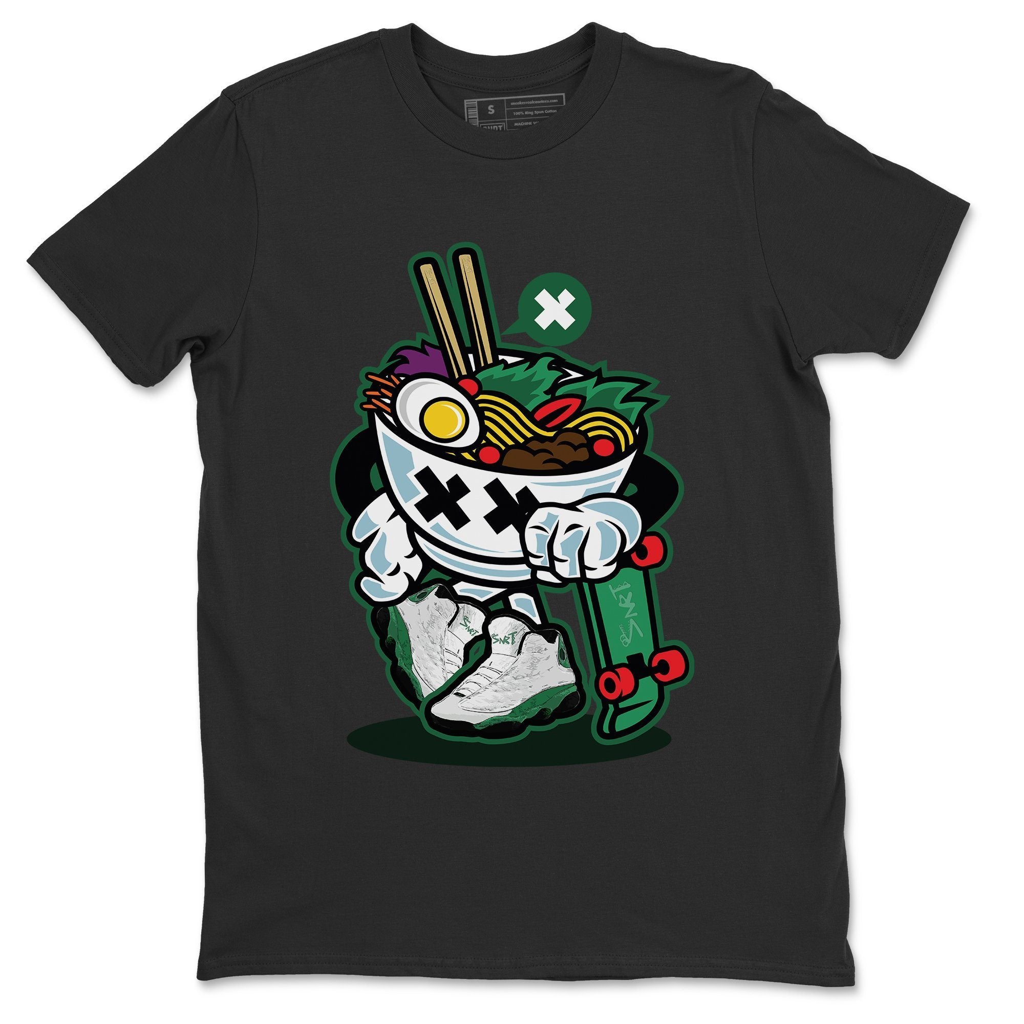 Jordan 13 Lucky Green Shirt To Match Jordans Ramen Style Sneaker Tees Jordan 13 Lucky Green Drip Gear Zone Sneaker Matching Clothing Unisex Shirts