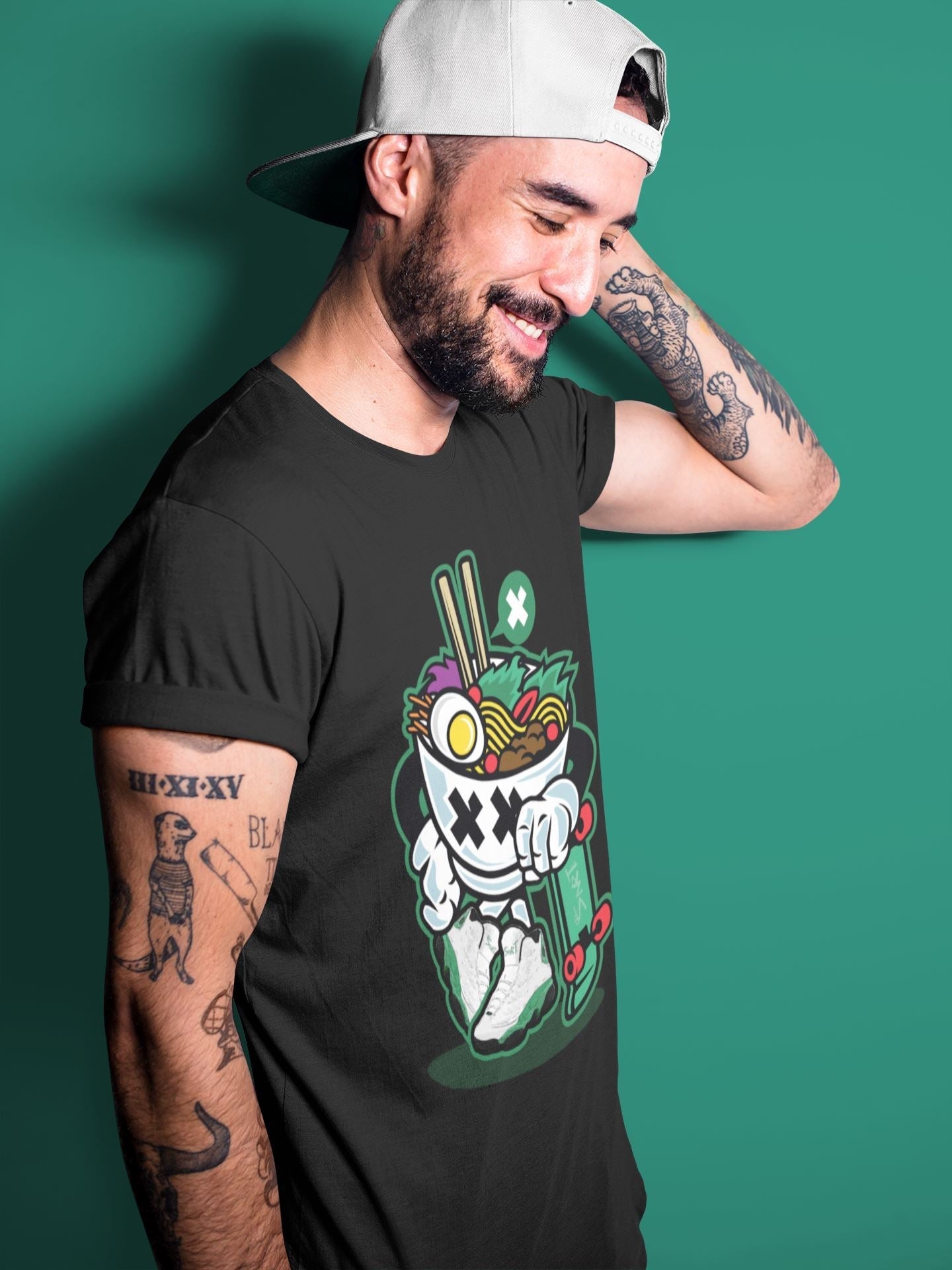 Jordan 13 Lucky Green Shirt To Match Jordans Ramen Style Sneaker Tees Jordan 13 Lucky Green Drip Gear Zone Sneaker Matching Clothing Unisex Shirts
