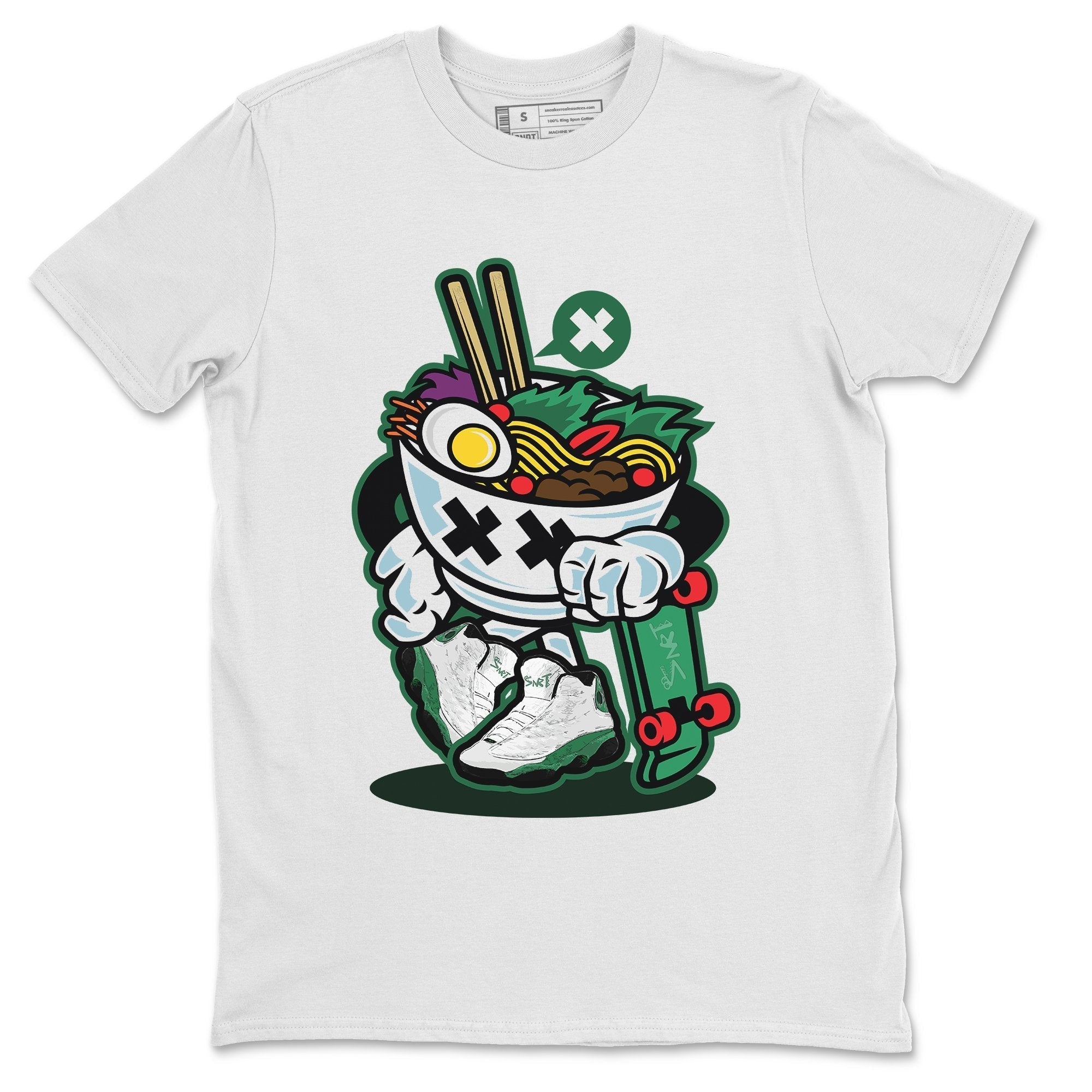 Jordan 13 Lucky Green Shirt To Match Jordans Ramen Style Sneaker Tees Jordan 13 Lucky Green Drip Gear Zone Sneaker Matching Clothing Unisex Shirts