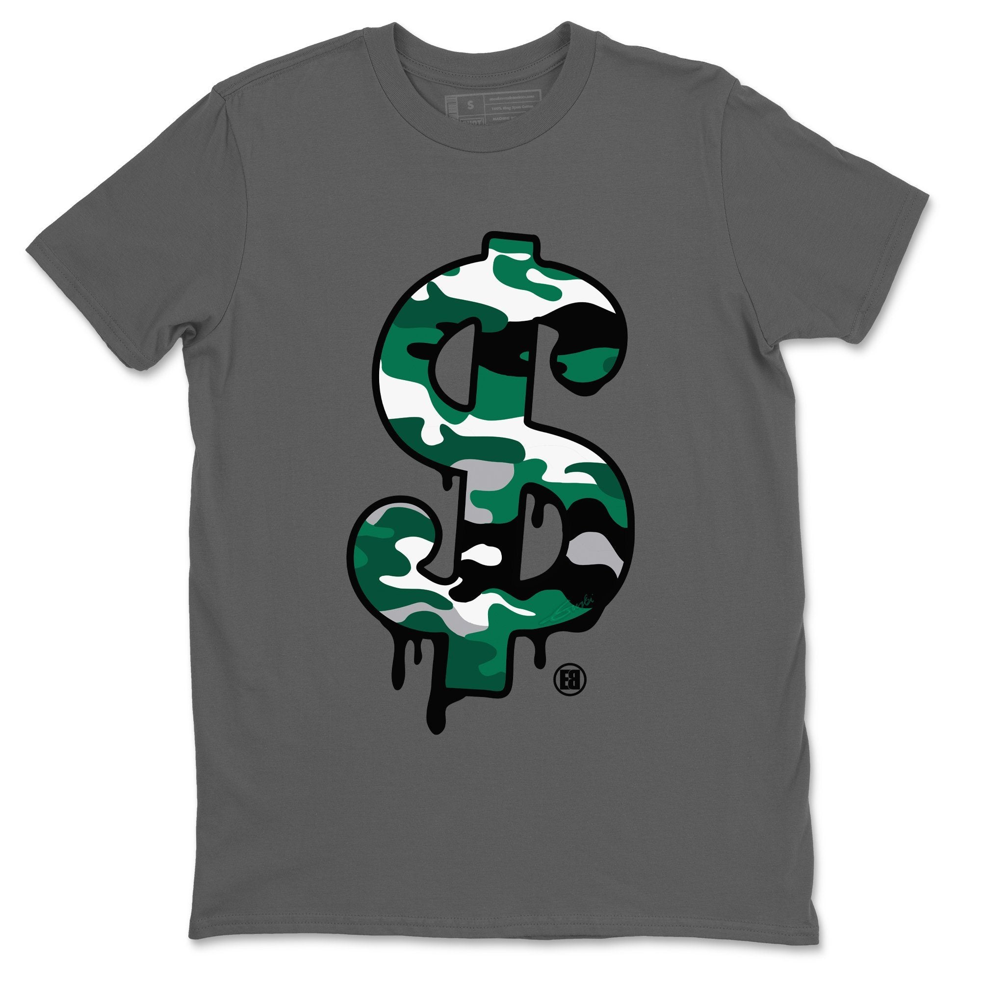 Jordan 13 Lucky Green Shirt To Match Jordans Dollar Camo Sneaker Tees Jordan 13 Lucky Green Drip Gear Zone Sneaker Matching Clothing Unisex Shirts