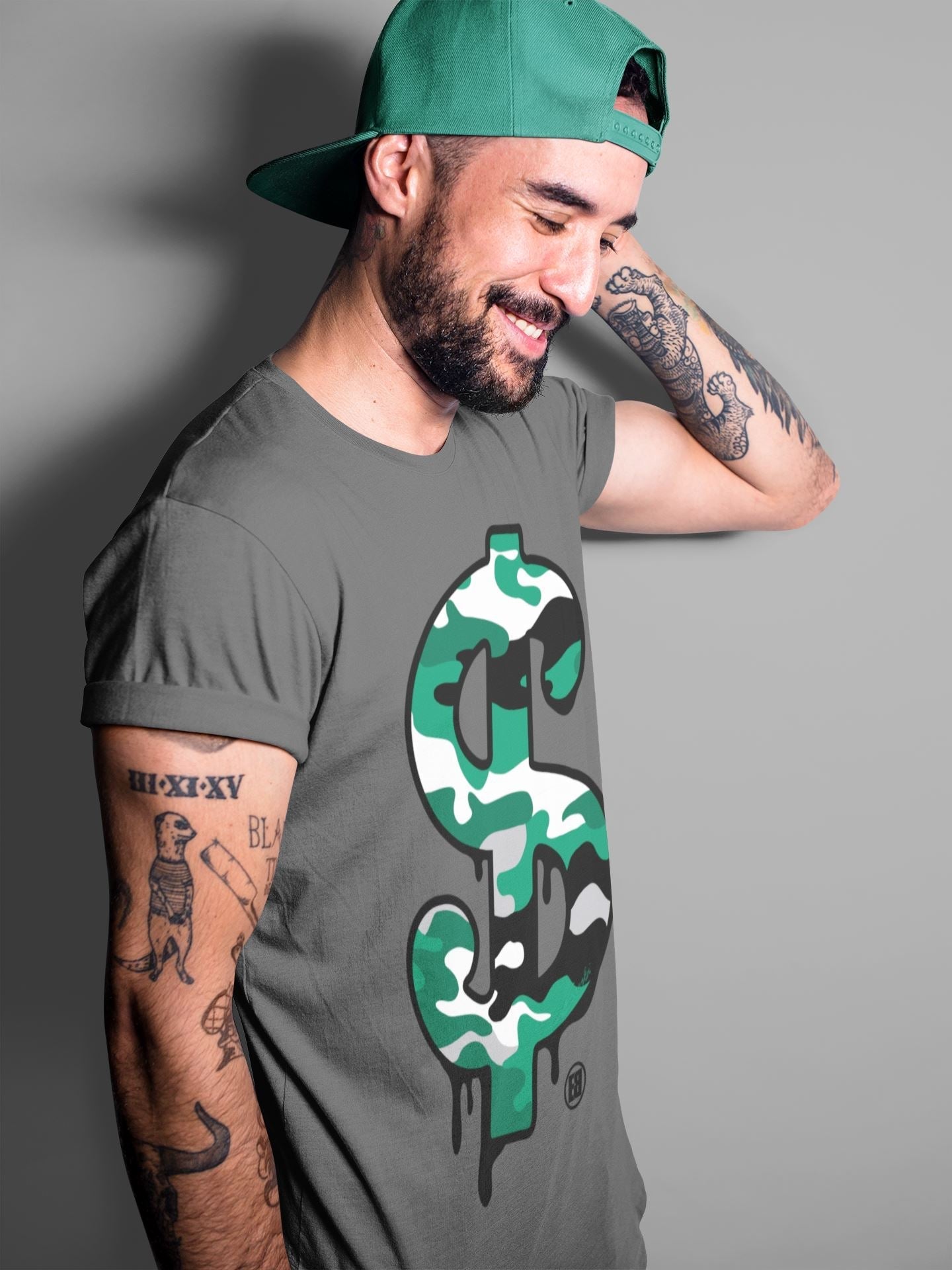 Jordan 13 Lucky Green Shirt To Match Jordans Dollar Camo Sneaker Tees Jordan 13 Lucky Green Drip Gear Zone Sneaker Matching Clothing Unisex Shirts