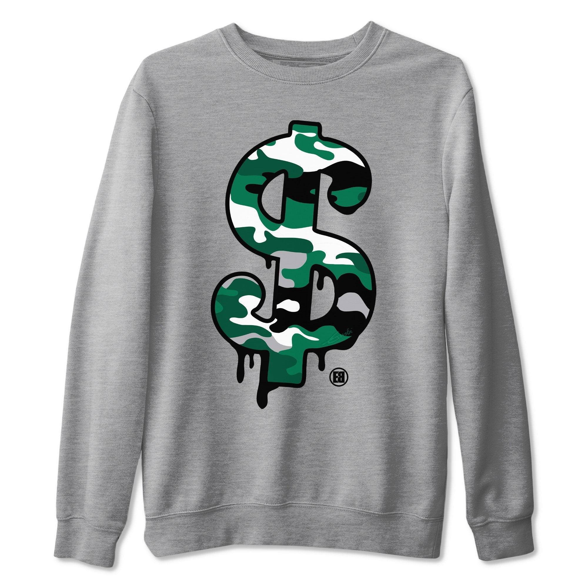 Jordan 13 Lucky Green Shirt To Match Jordans Dollar Camo Sneaker Tees Jordan 13 Lucky Green Drip Gear Zone Sneaker Matching Clothing Unisex Shirts