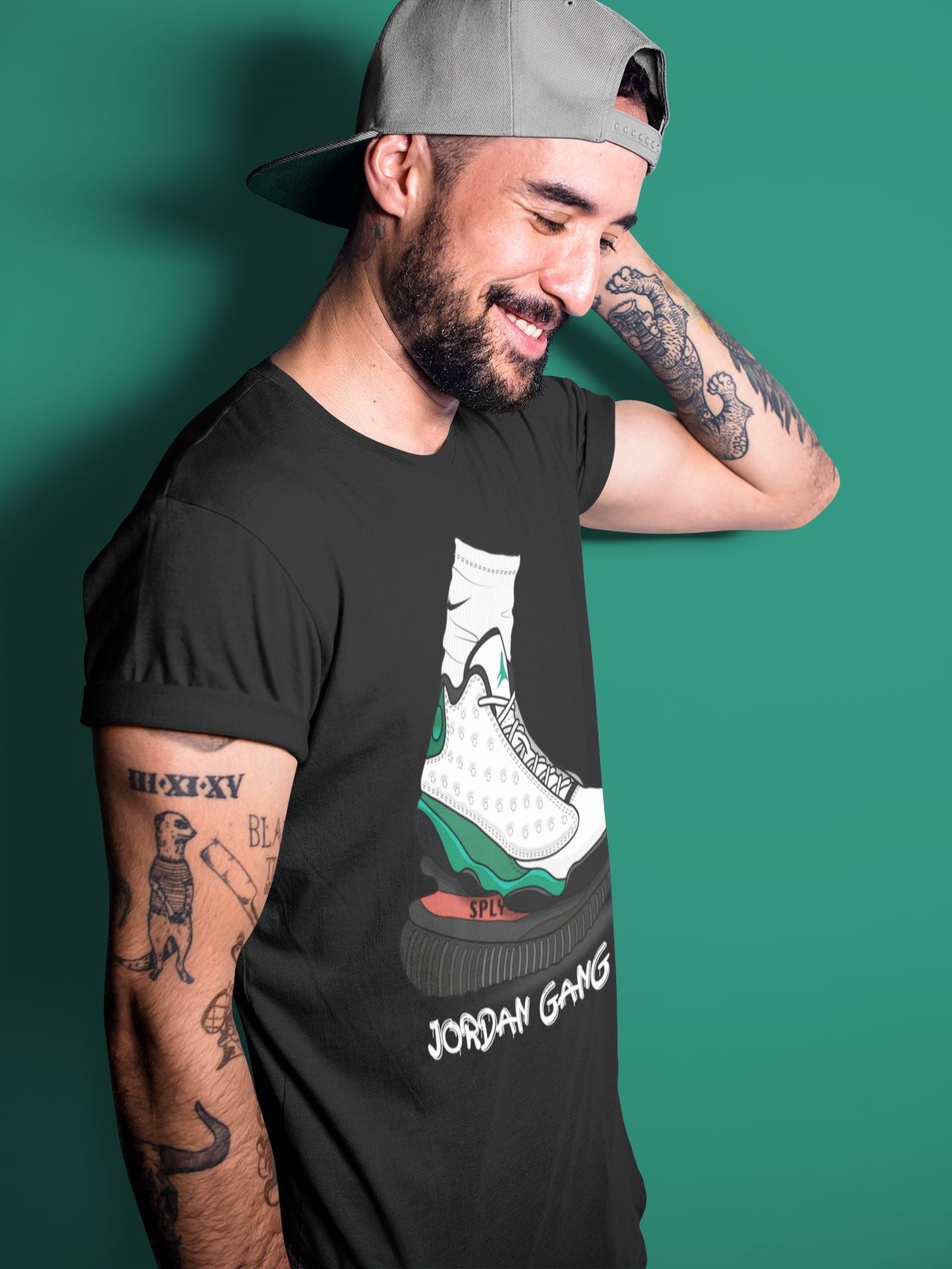 Jordan 13 Lucky Green Shirt To Match Jordans Jordan Gang Sneaker Tees Jordan 13 Lucky Green Drip Gear Zone Sneaker Matching Clothing Unisex Shirts