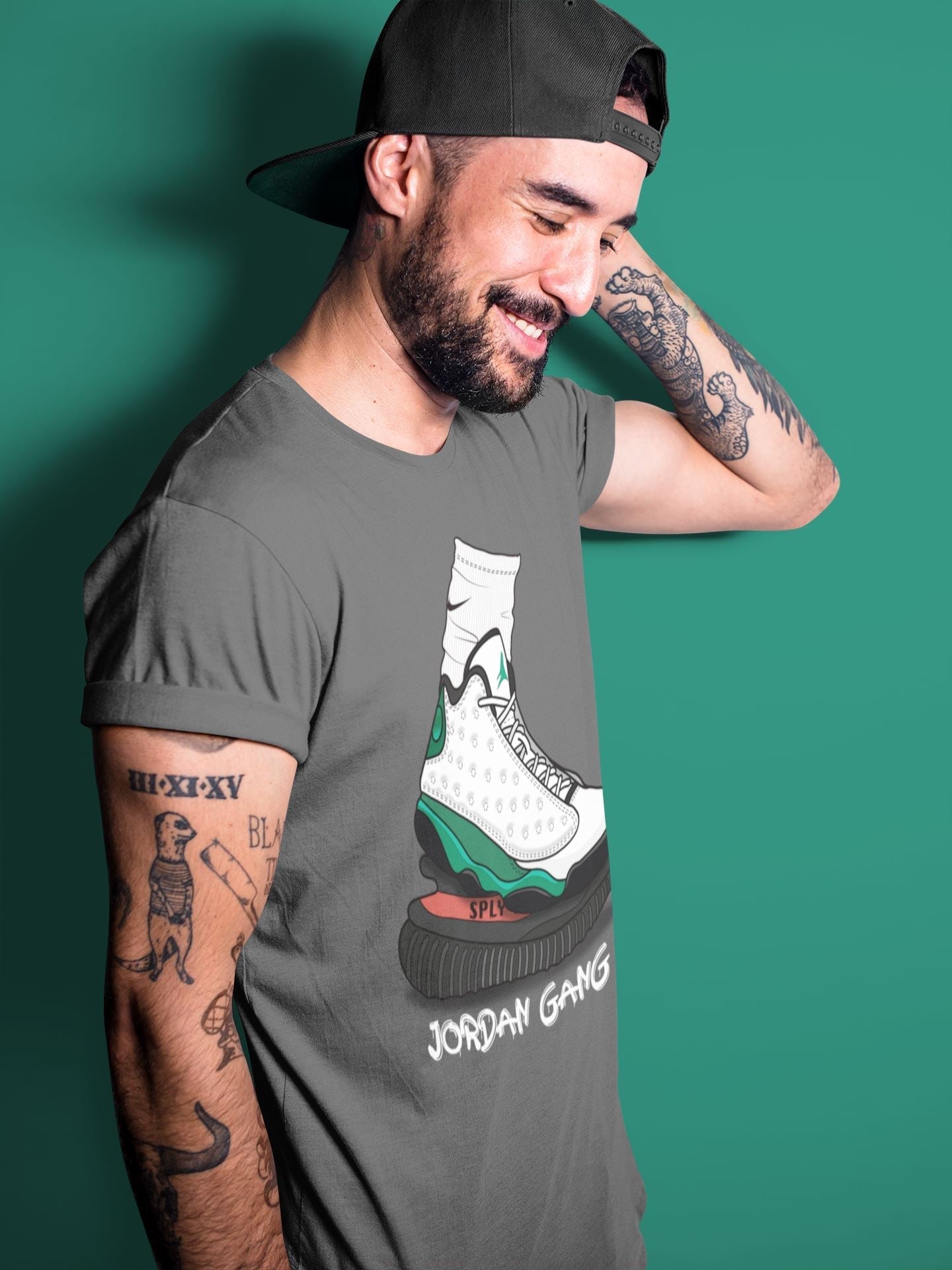 Jordan 13 Lucky Green Shirt To Match Jordans Jordan Gang Sneaker Tees Jordan 13 Lucky Green Drip Gear Zone Sneaker Matching Clothing Unisex Shirts