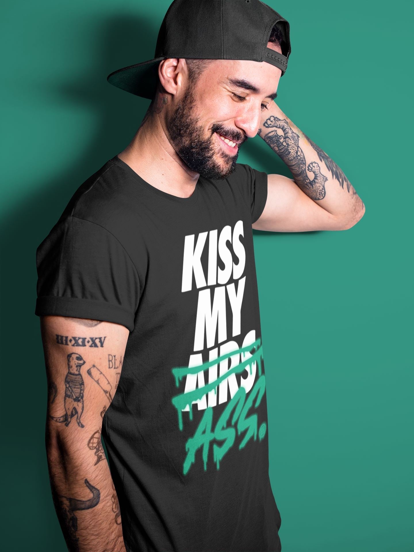 Jordan 13 Lucky Green Shirt To Match Jordans Kiss My Ass Sneaker Tees Jordan 13 Lucky Green Drip Gear Zone Sneaker Matching Clothing Unisex Shirts