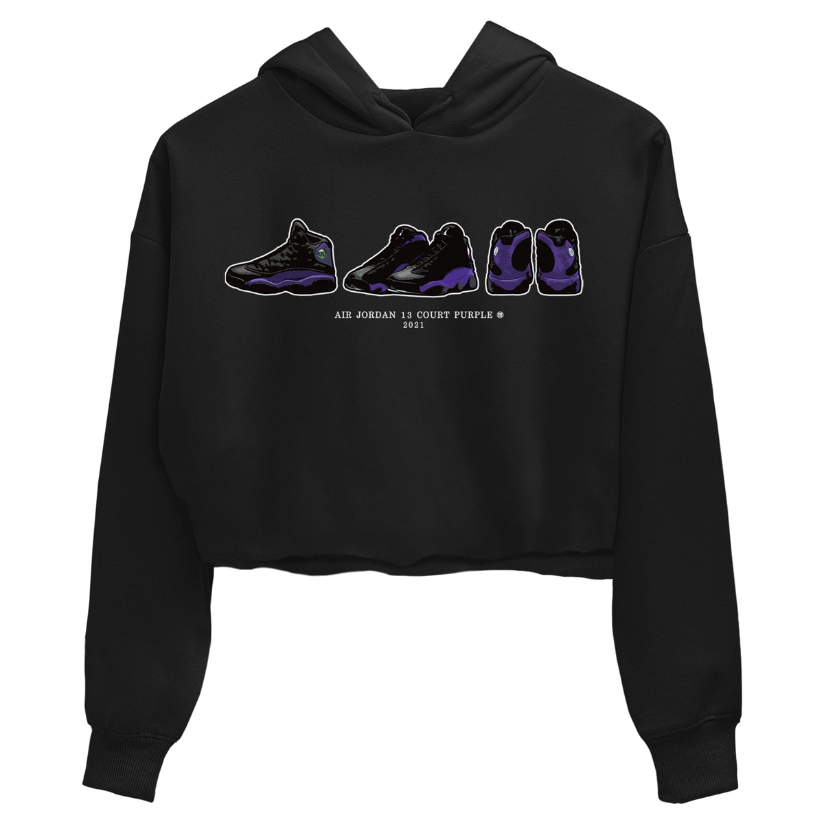 Jordan 13 Court Purple Sneaker Matching T-Shirt Air Jordan 13 Prelude Sneaker Tees Jordan 13 Court Purple Sneaker Release Tees Women's Shirts