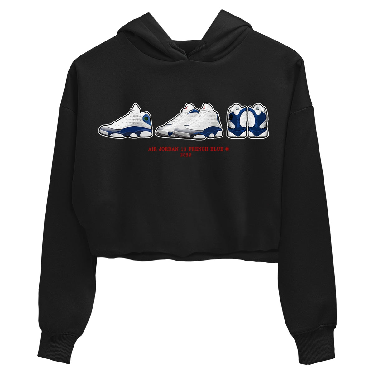 Jordan 13 French Blue Sneaker Matching T-Shirt Air Jordan 13 Prelude Sneaker Tees Jordan 13 French Blue Sneaker Release Tees Women's Shirts