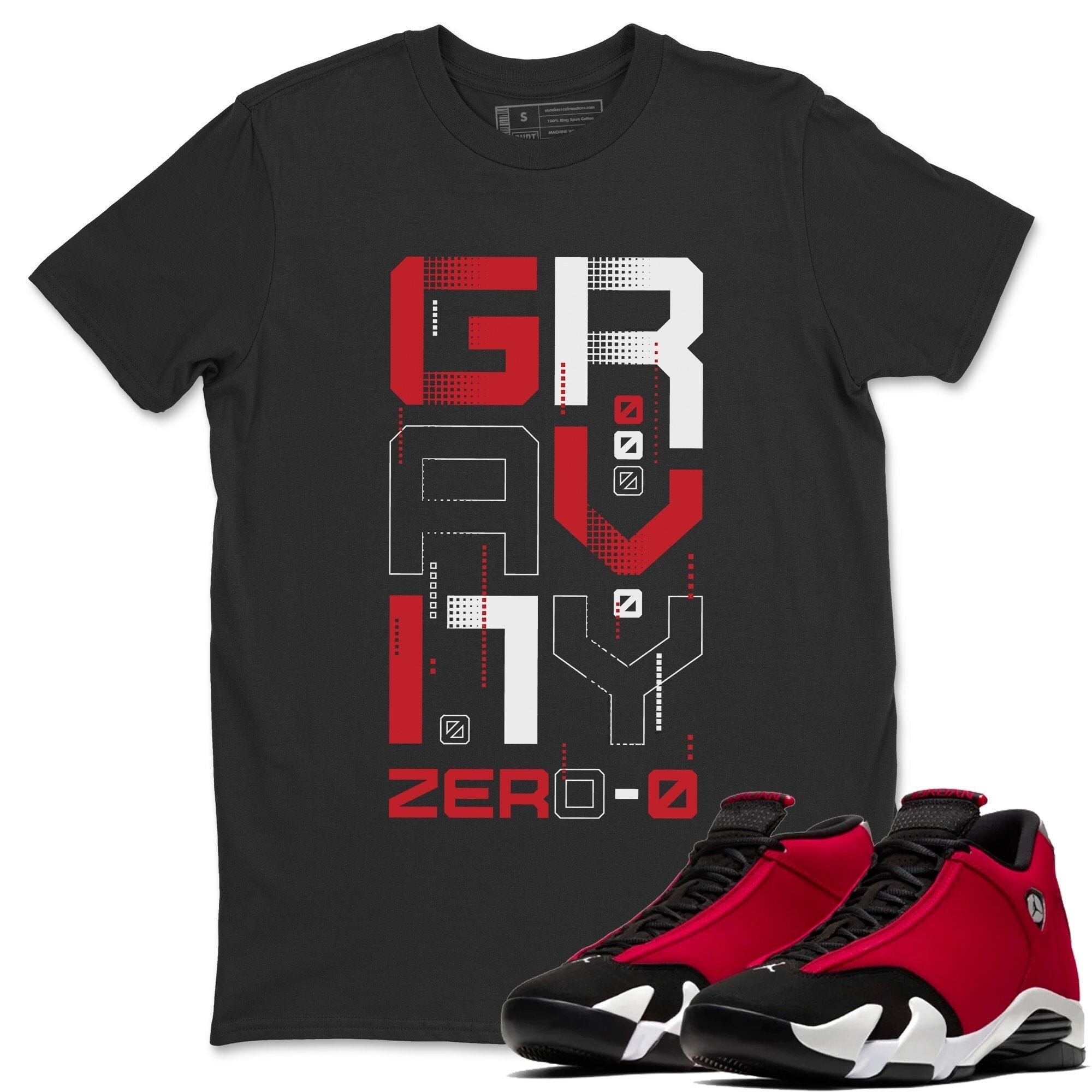 Jordan 14 Gym Red Sneaker Matching T-Shirt Zero Gravity Sneaker Tees Jordan 14 Gym Red Sneaker Release Tees Crew Neck Tees